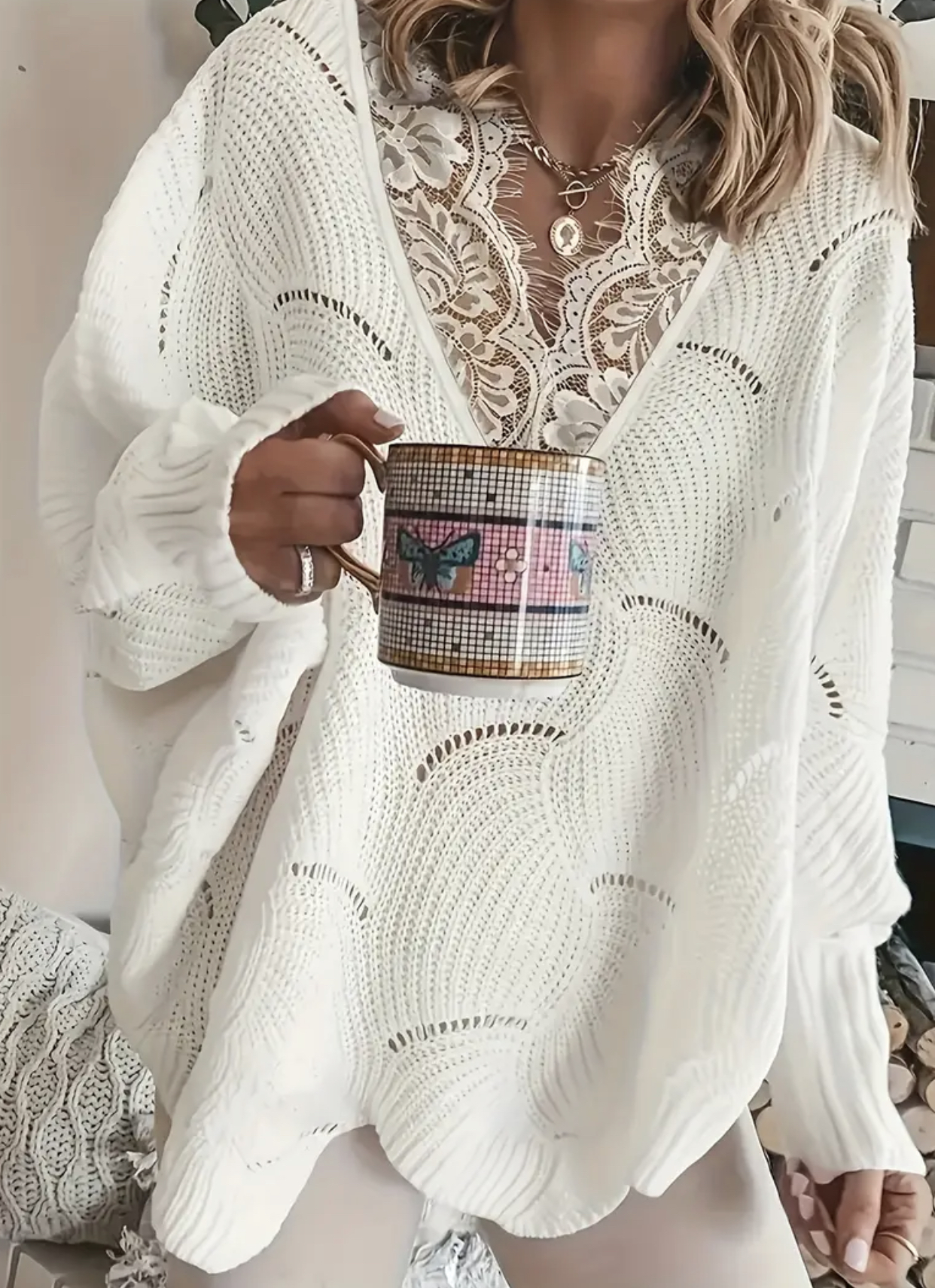 Pull Dentelle Sheila