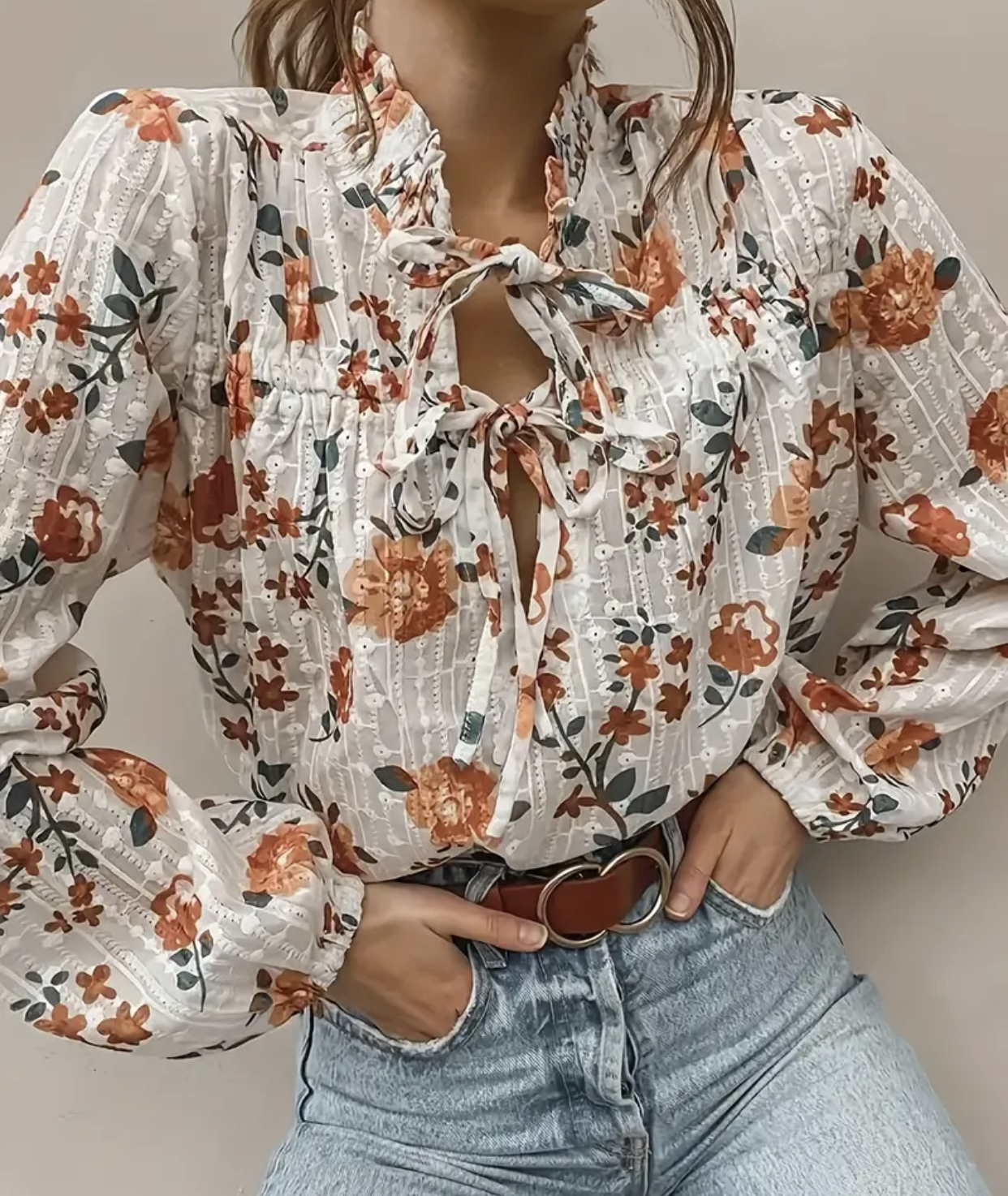 Chemisier à fleurs Aya