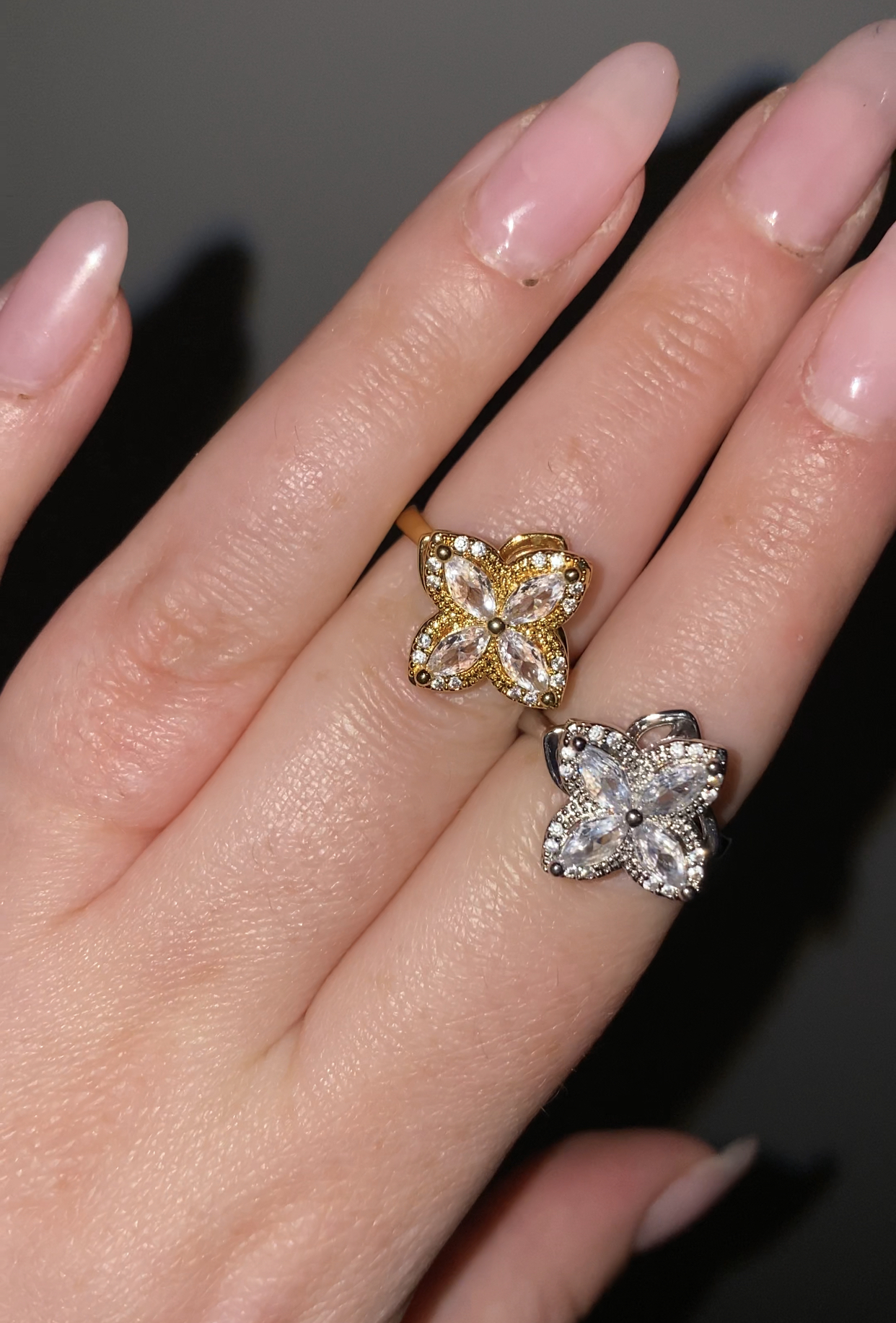 Bague Trèfle Anti-Stress 