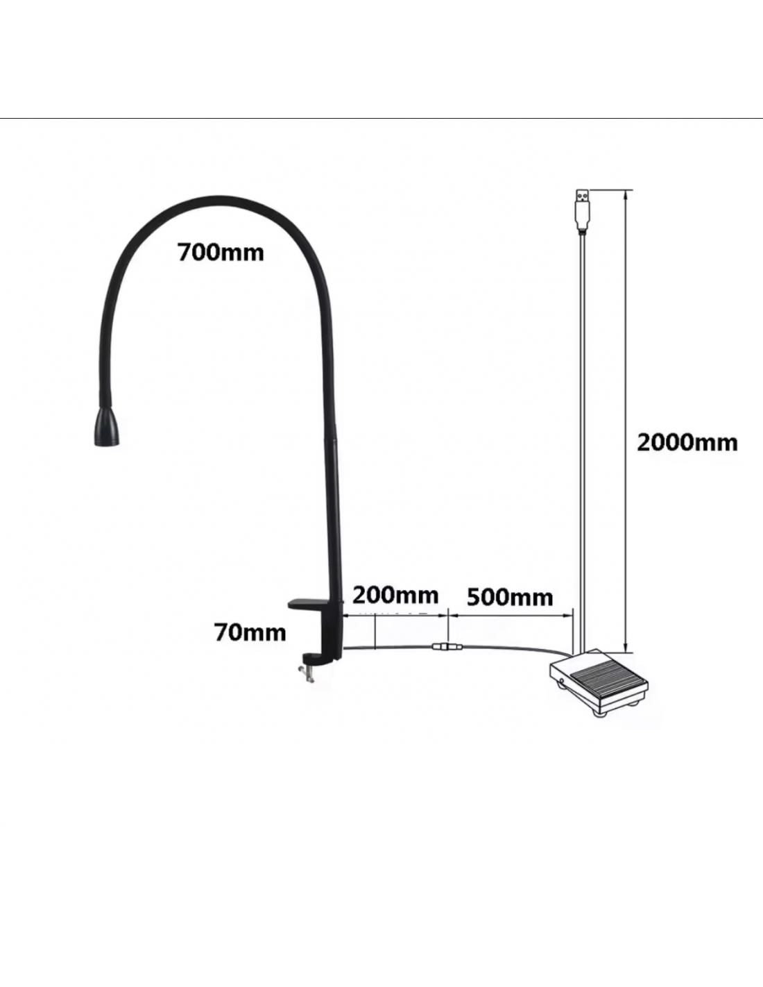 Lampe LED/UV pour Extension de cils