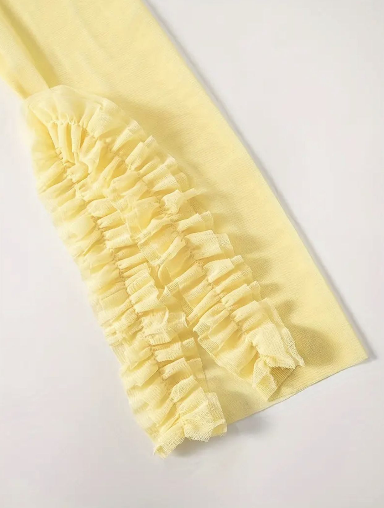 Robe d’été longue jaune 