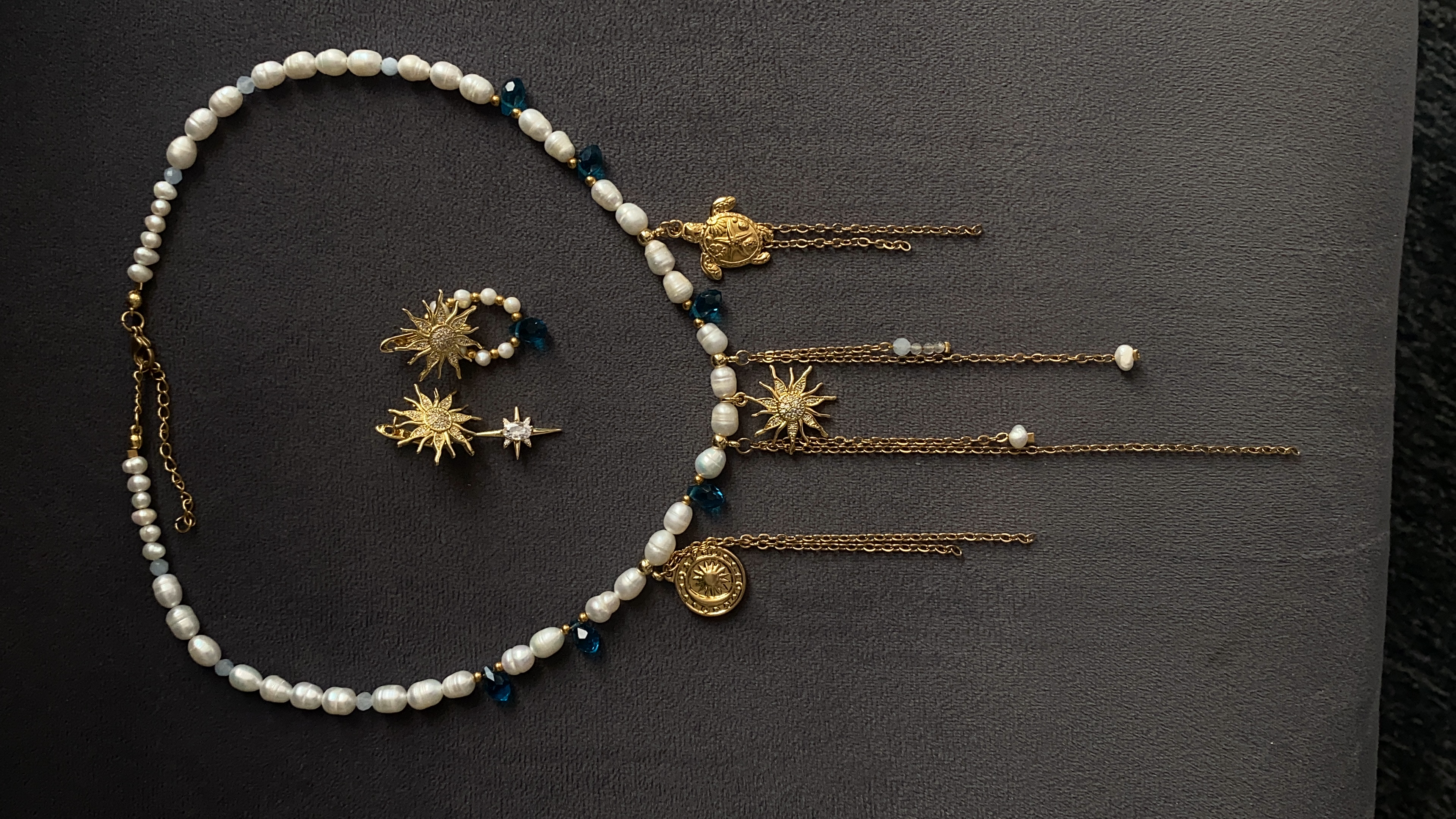 Parure Arielle bijoux élégante en perles douces 