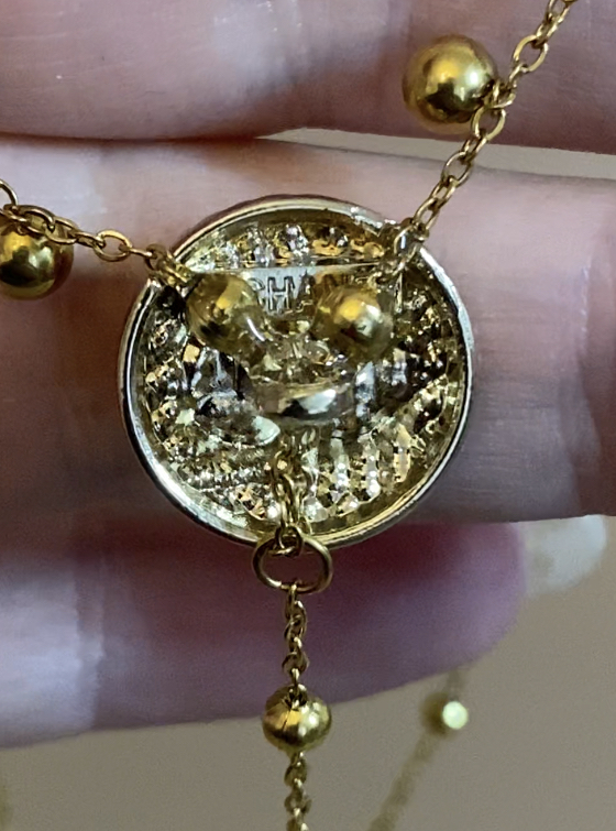 Collier Upcyclé Chanel Parisienne