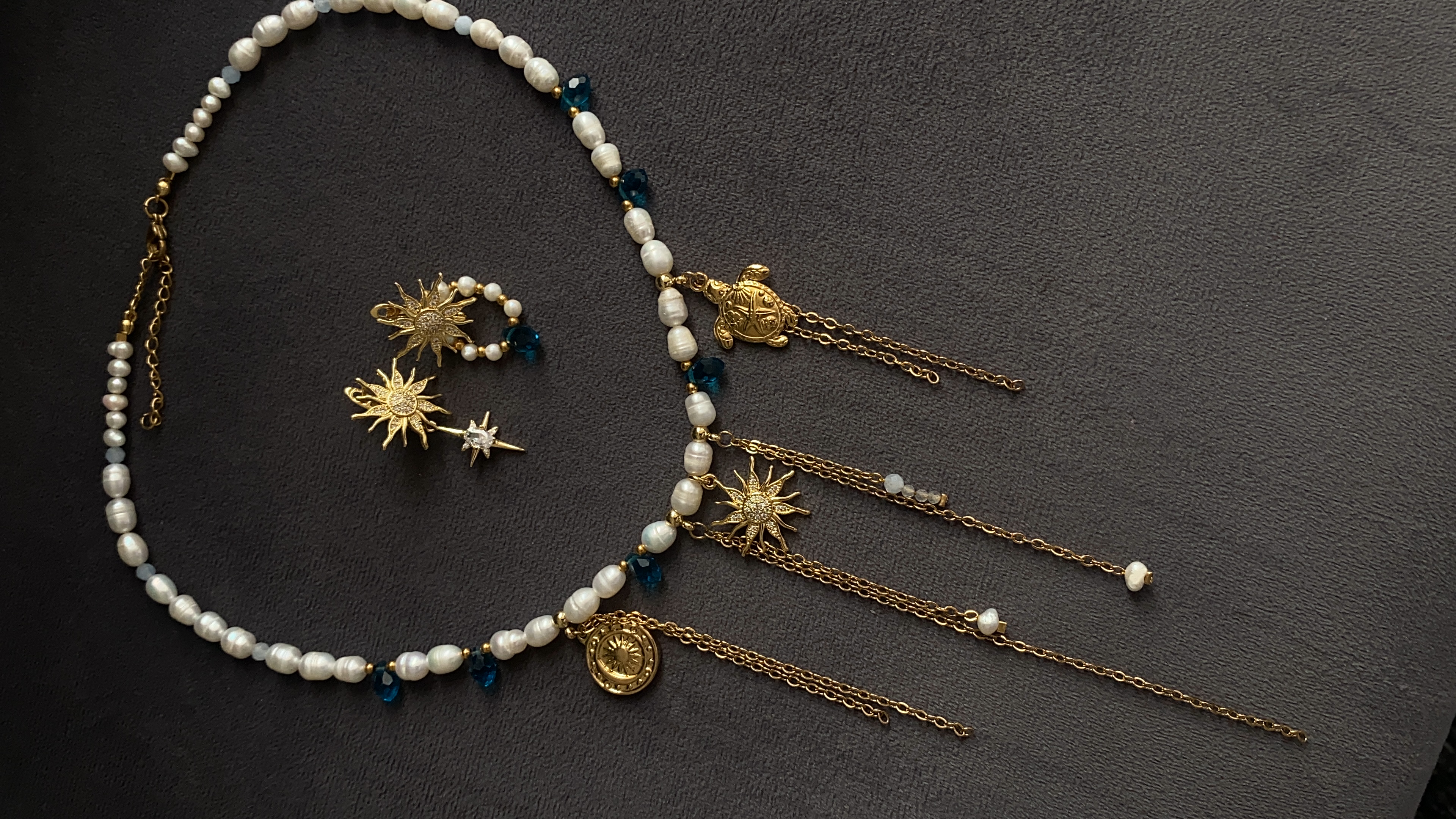 Parure Arielle bijoux élégante en perles douces 