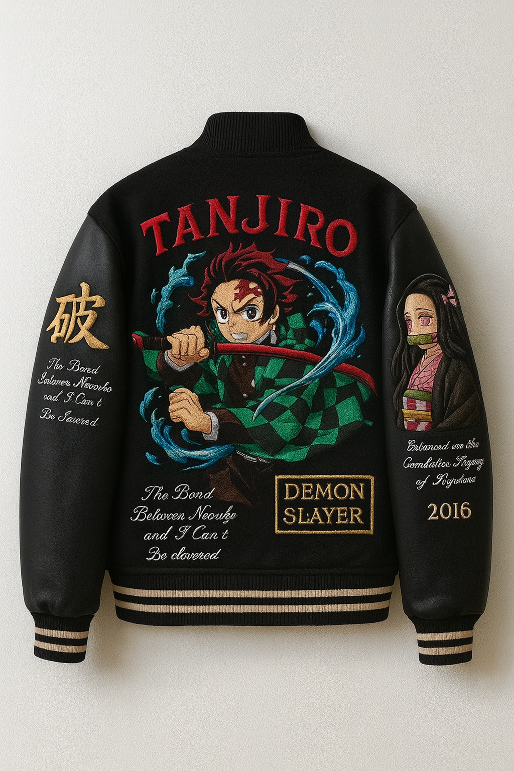 Tanjiro Demon Slayer Embroidered Jacket