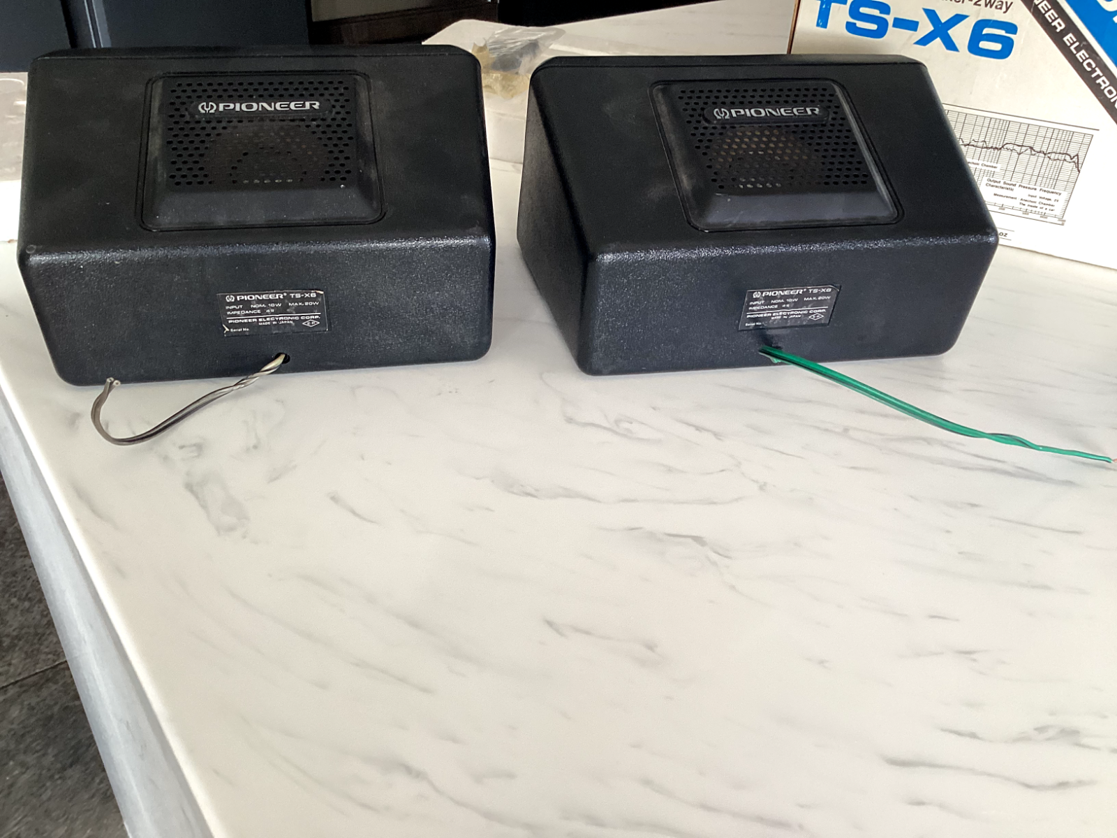 Pioneer TS-X6 Vintage Car Speakers (with Box)