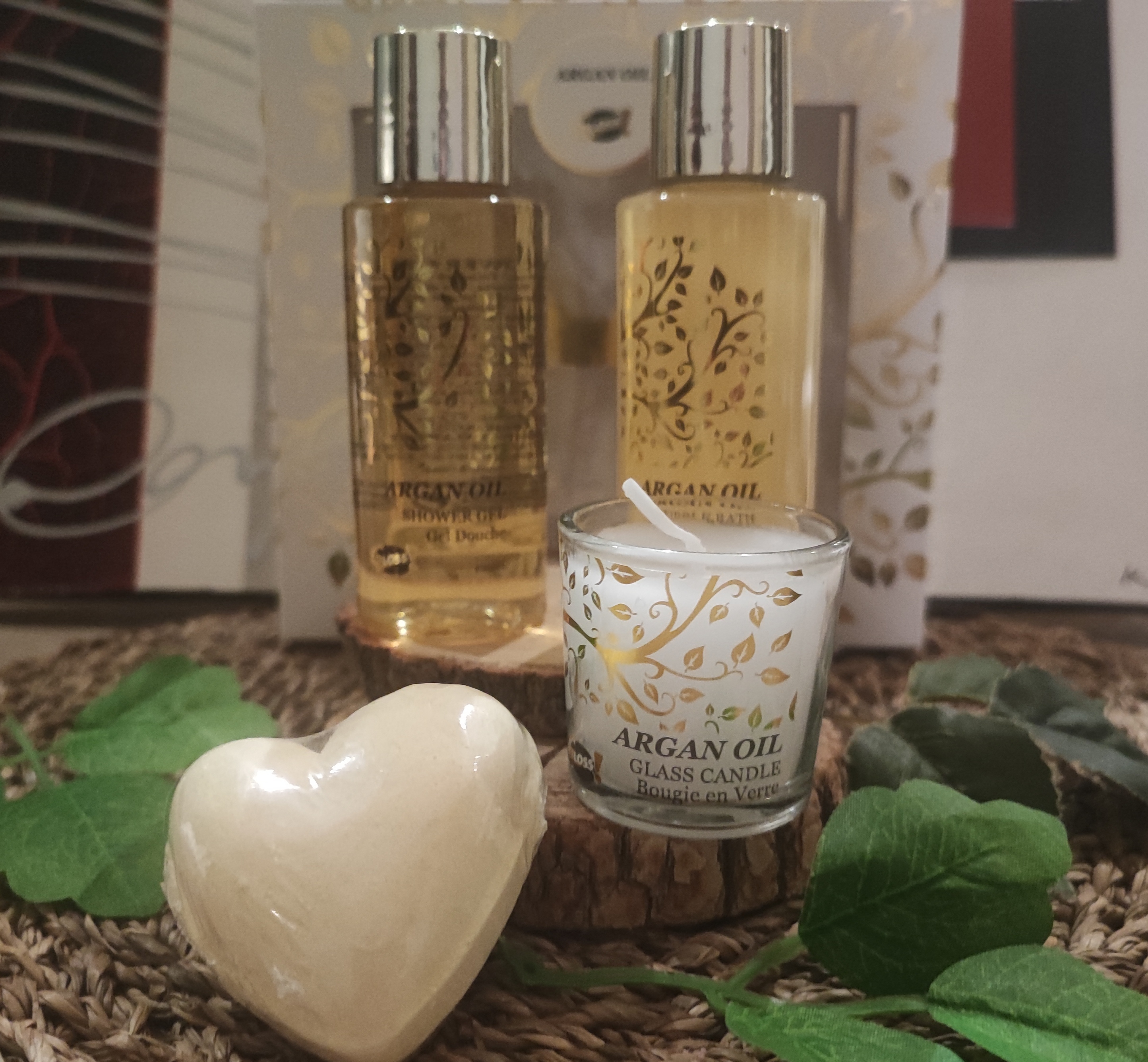 Ensemble bain d'huiles d'argan