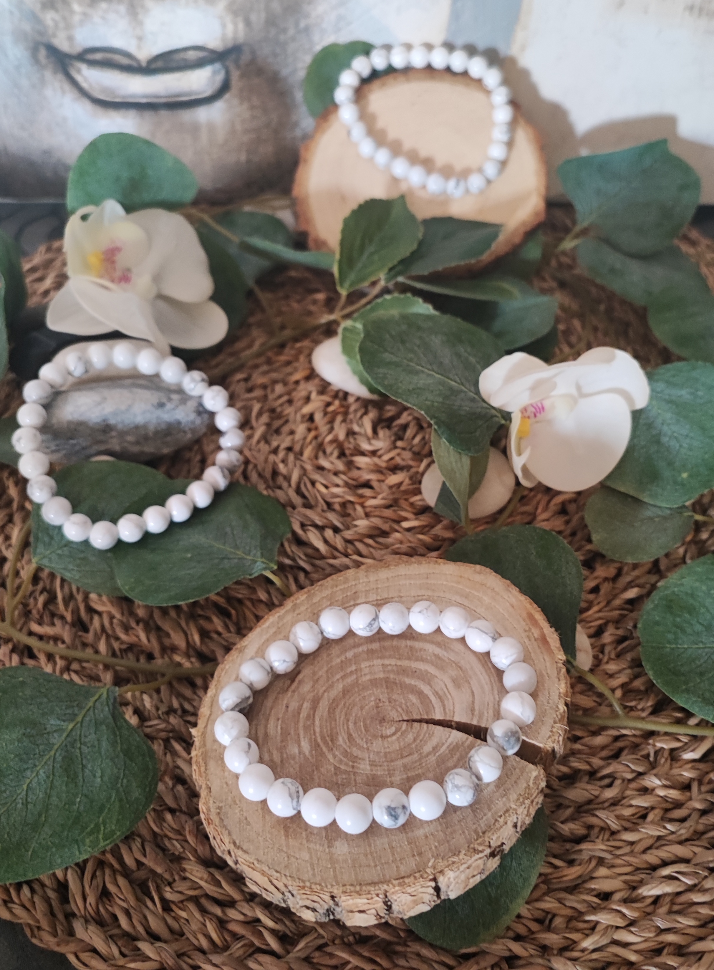 Bracelet pierre Howlite