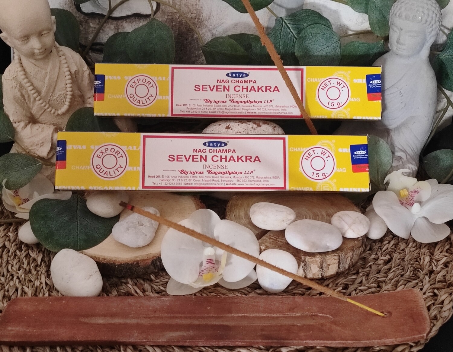 Encens Nag Champa 7 Chakra Satya