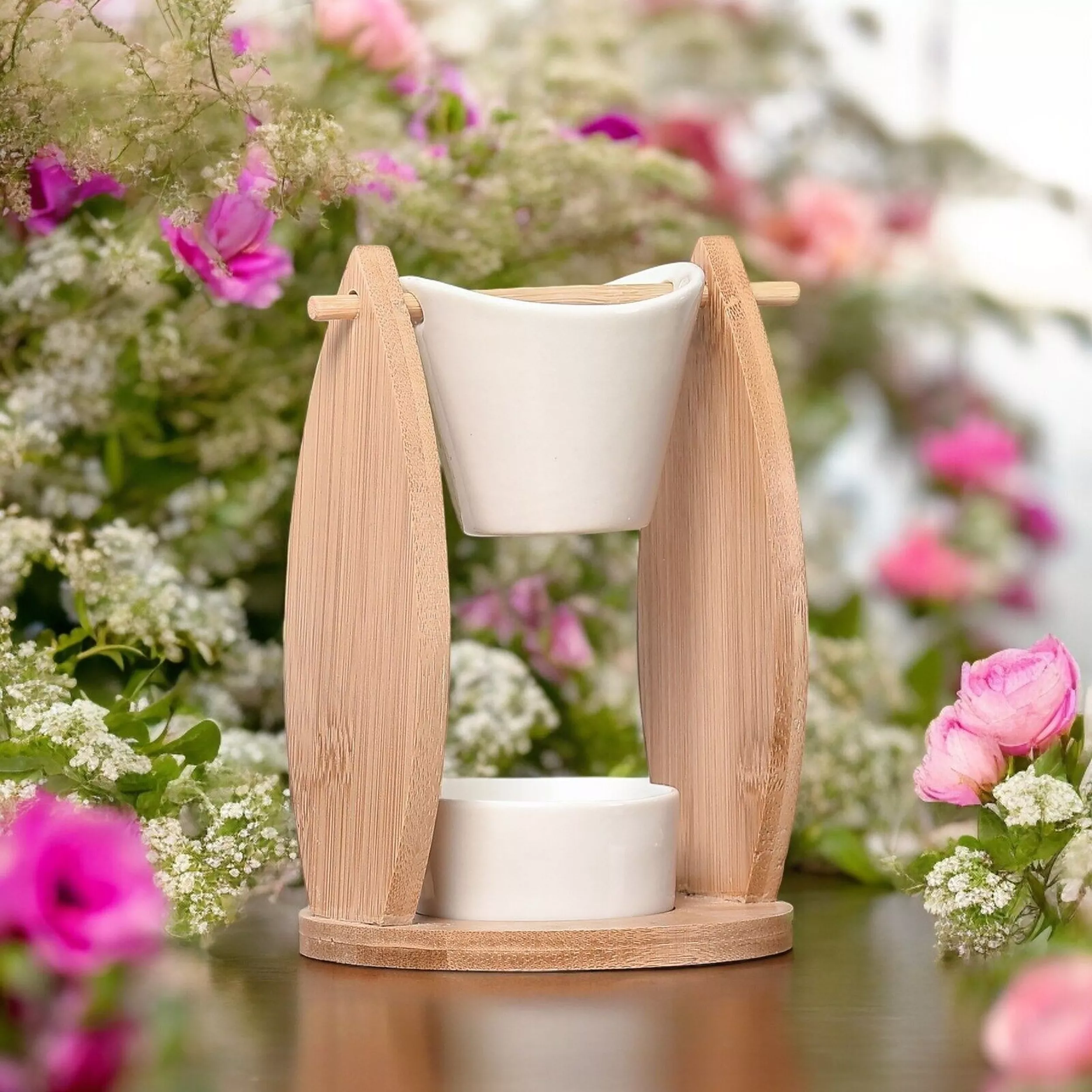  Brûleur Fondant Cire Parfumée Voile