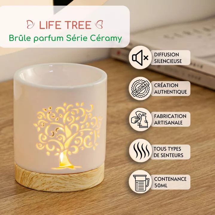 Brûle Parfum céramique Arbre de Vie