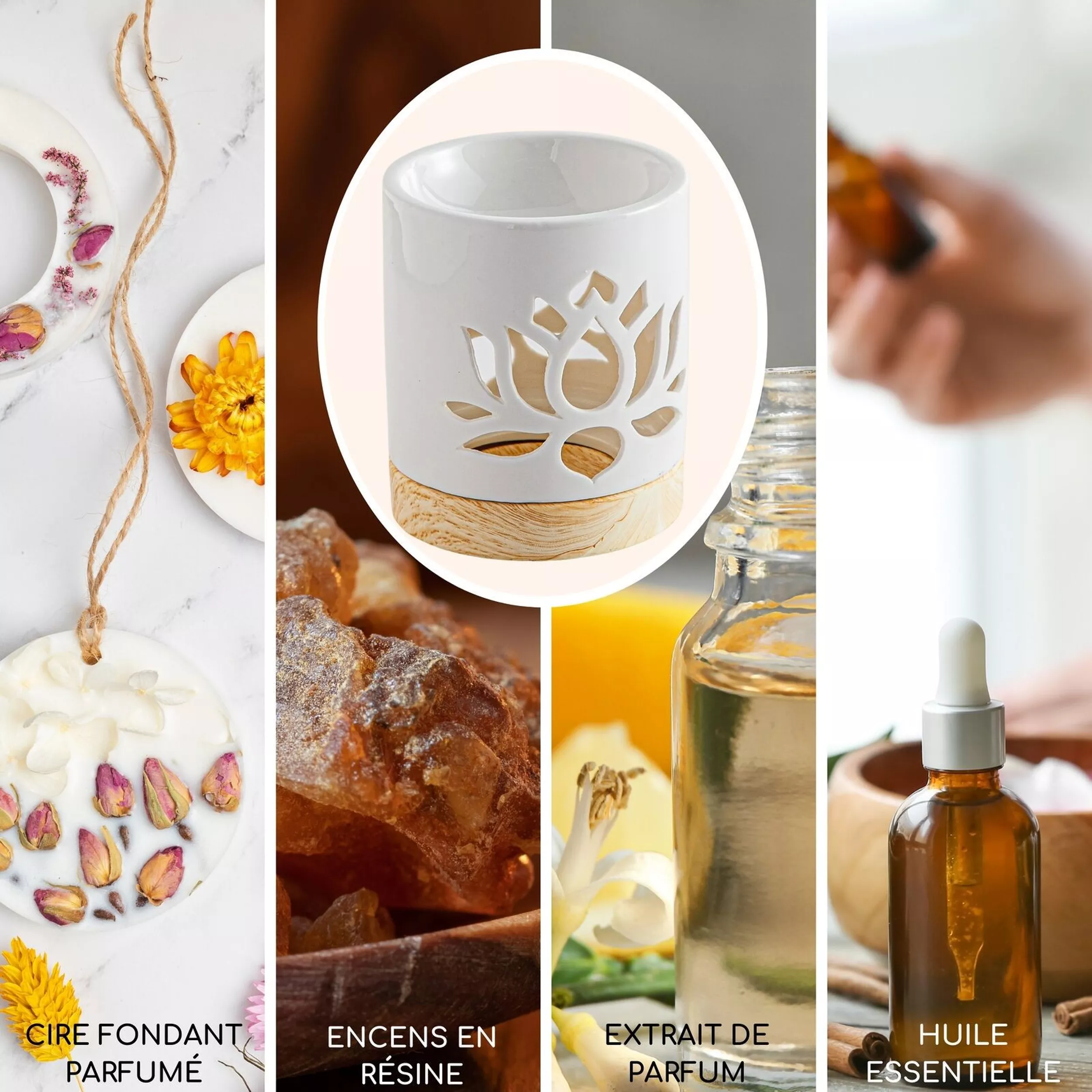 Brûle Parfum Céramique Nénuphar