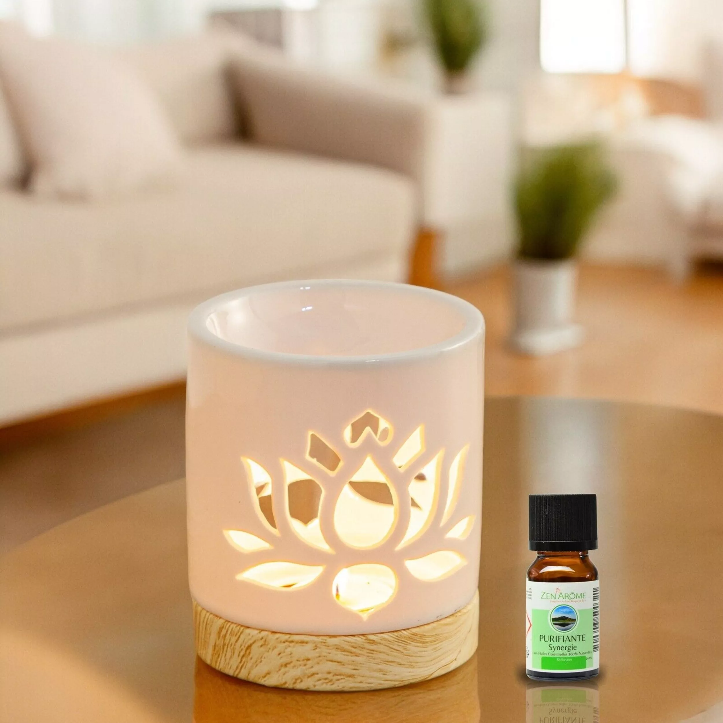 Brûle Parfum Céramique Nénuphar