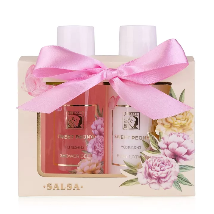 Ensemble de gel douche et lotion parfum Pivoine