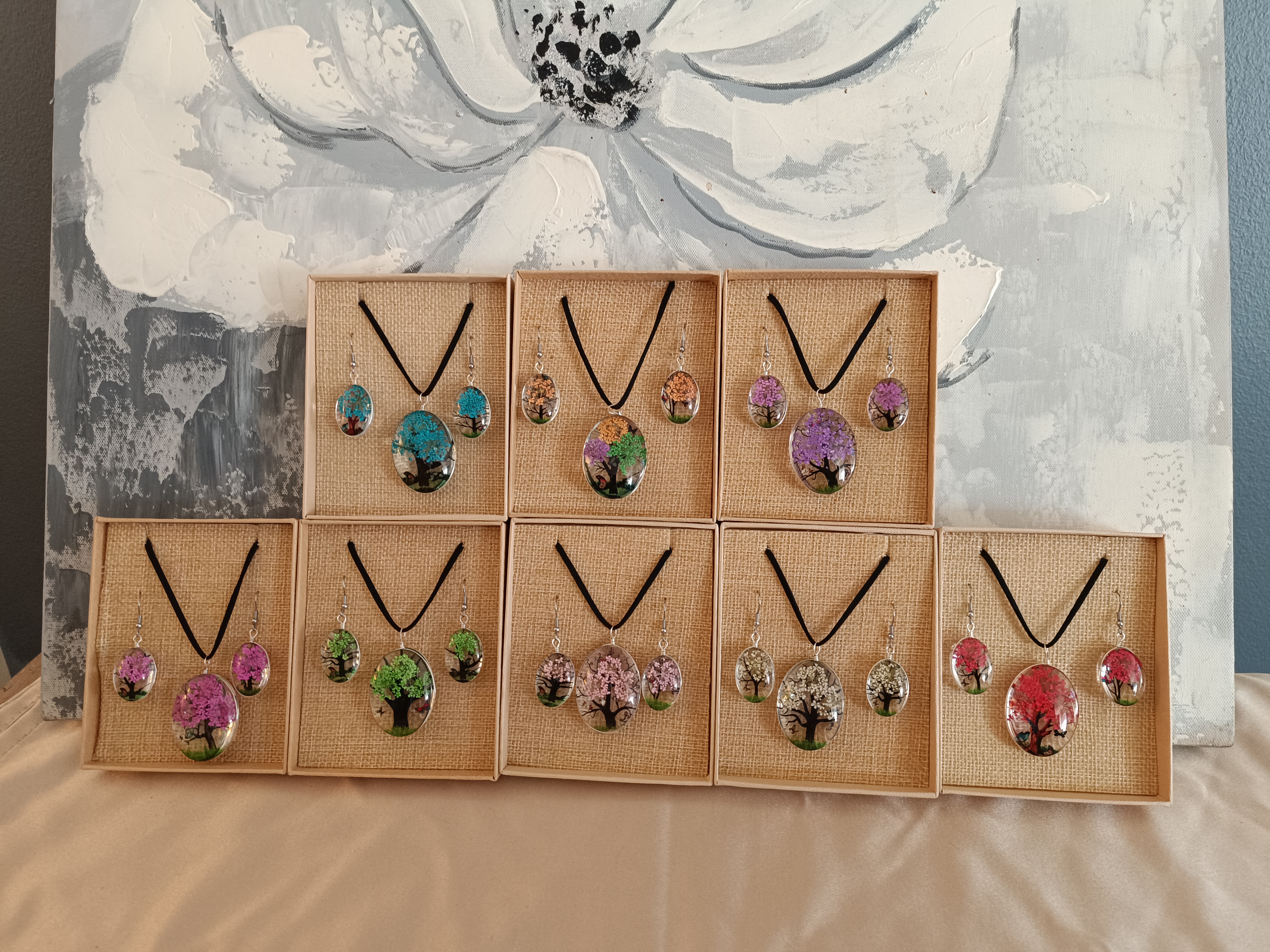 Parure de bijoux arbre de vie