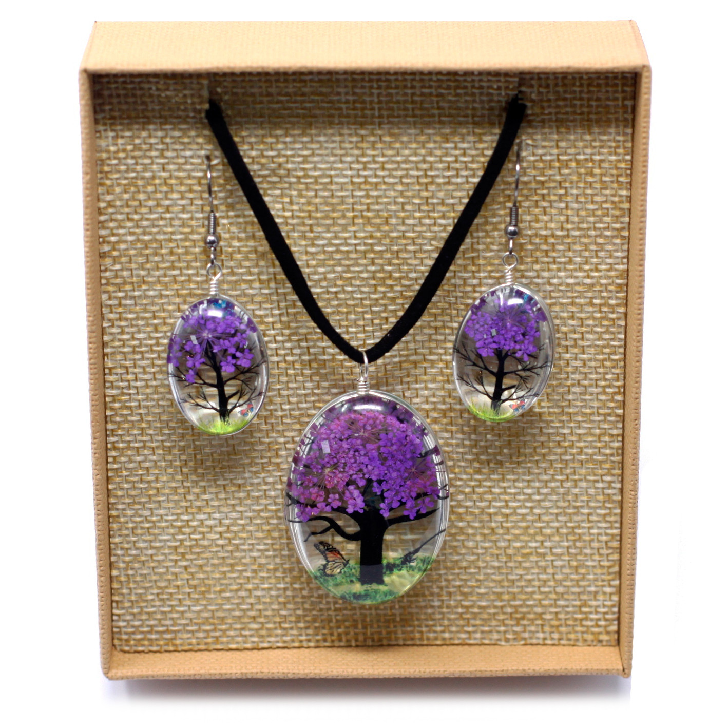 Parure de bijoux arbre de vie