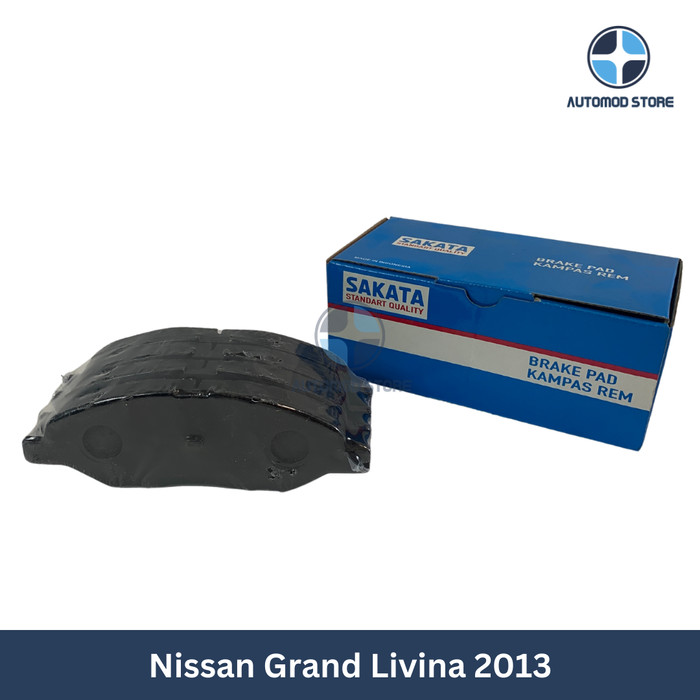 SAKATA - KAMPAS REM MOBIL BRAKE PAD NISSAN GRAND LIVINA 2013 UP FRONT DEPAN