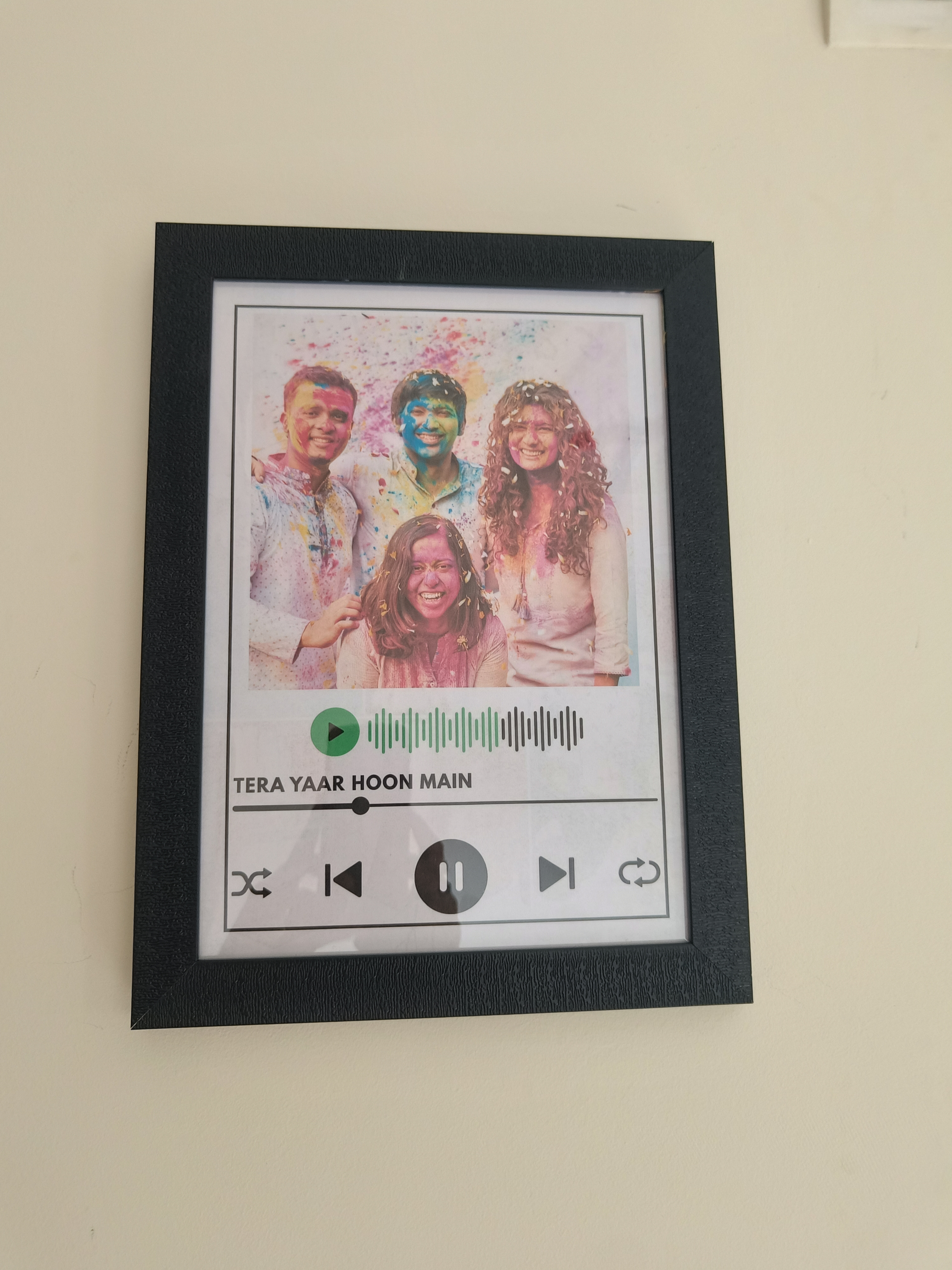 Spotify Friendship Frame – Music Polaroid Gift for Friends