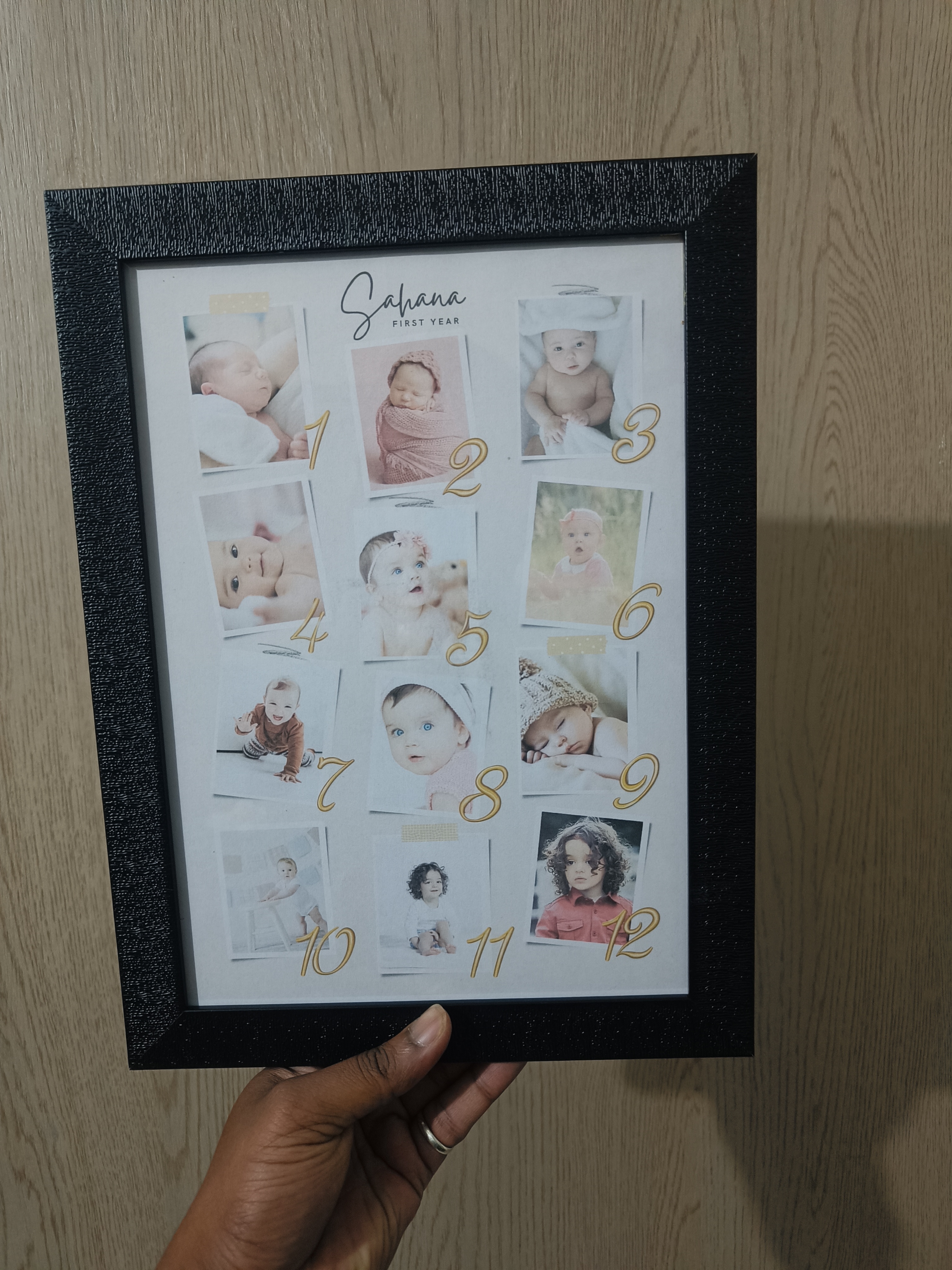 Baby Milestone Photo Frame