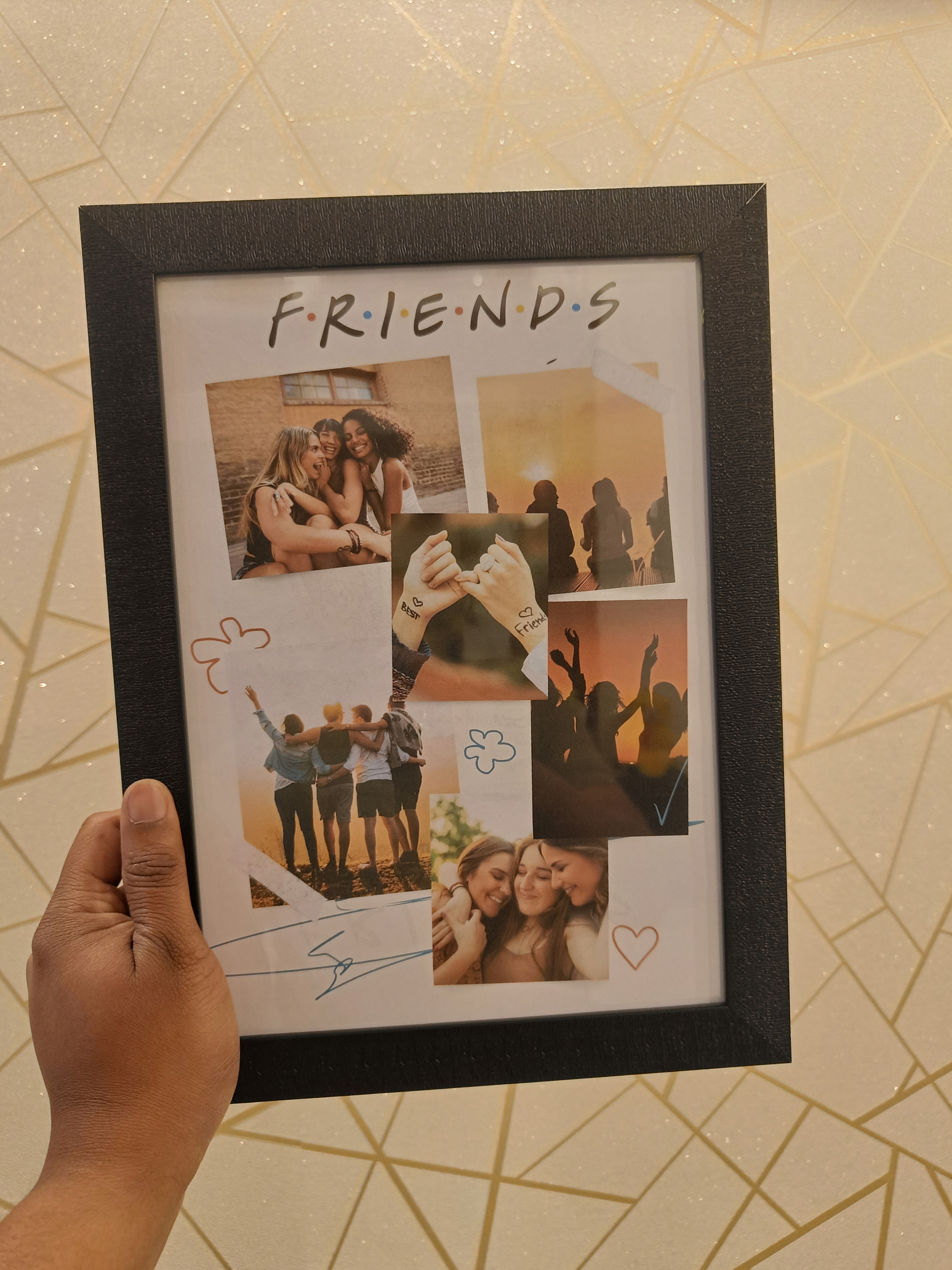 Friends TV Show Themed Frame Collage – Best Friend Gift