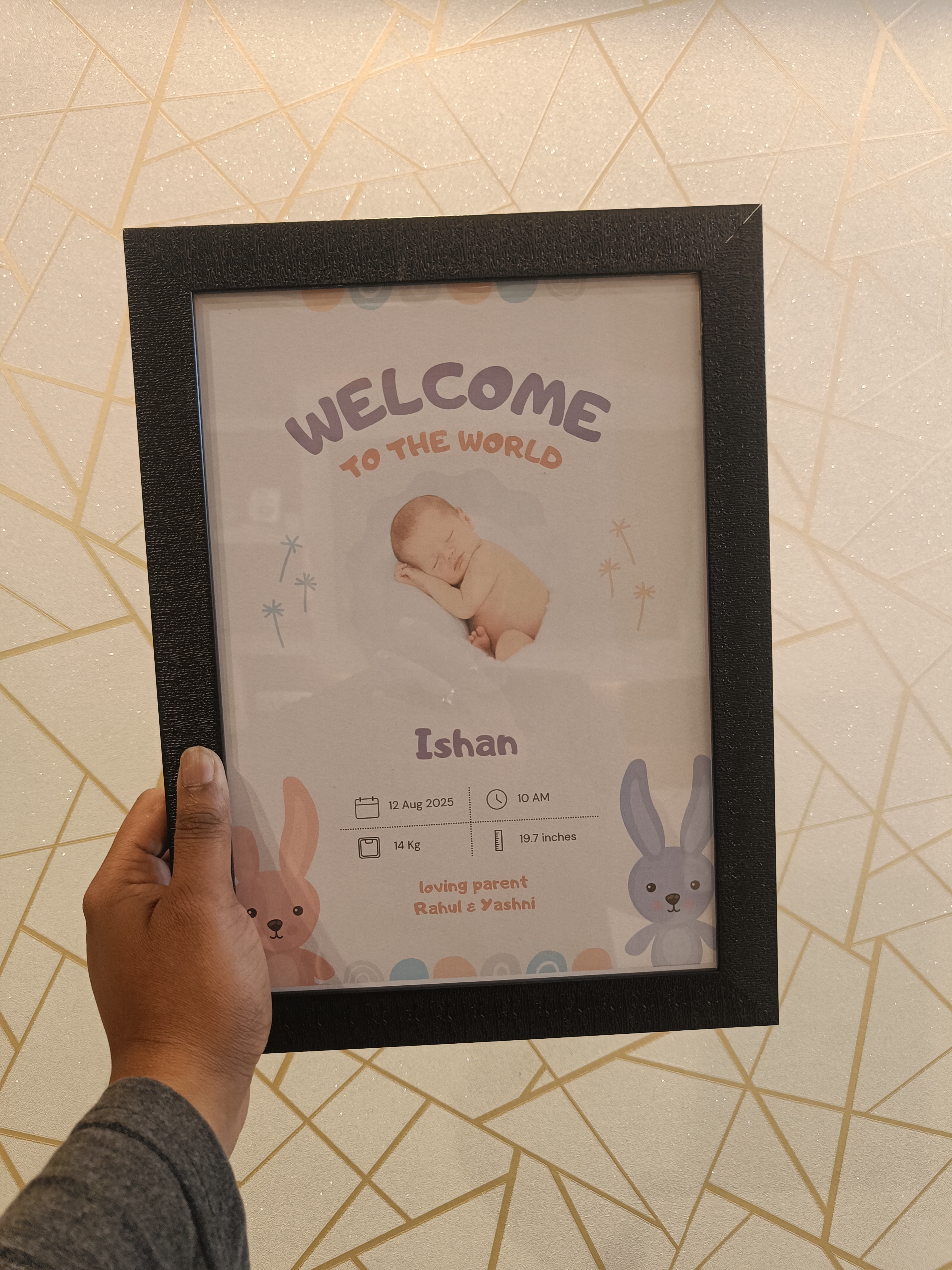 Welcome Baby Photo Frame 