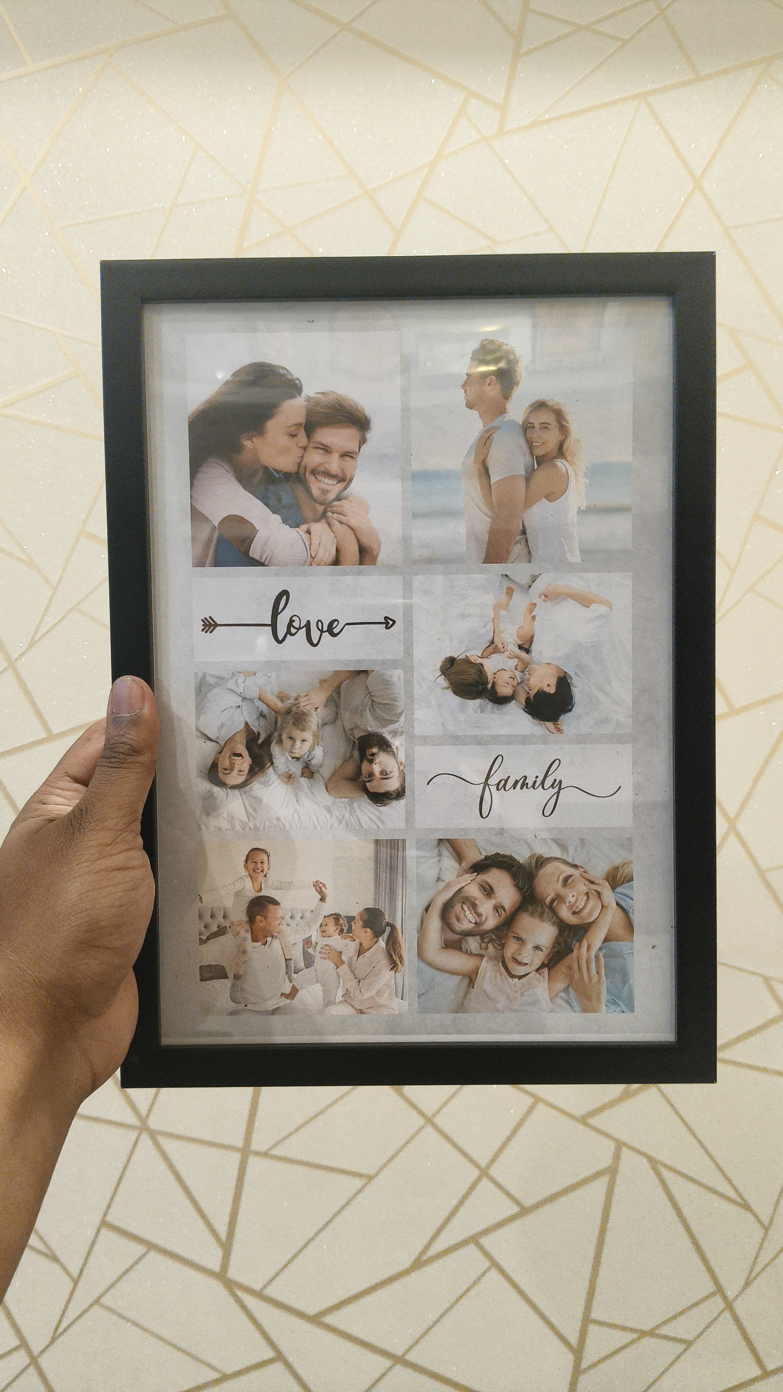 Personalized Love & Family Photo Collage Frame