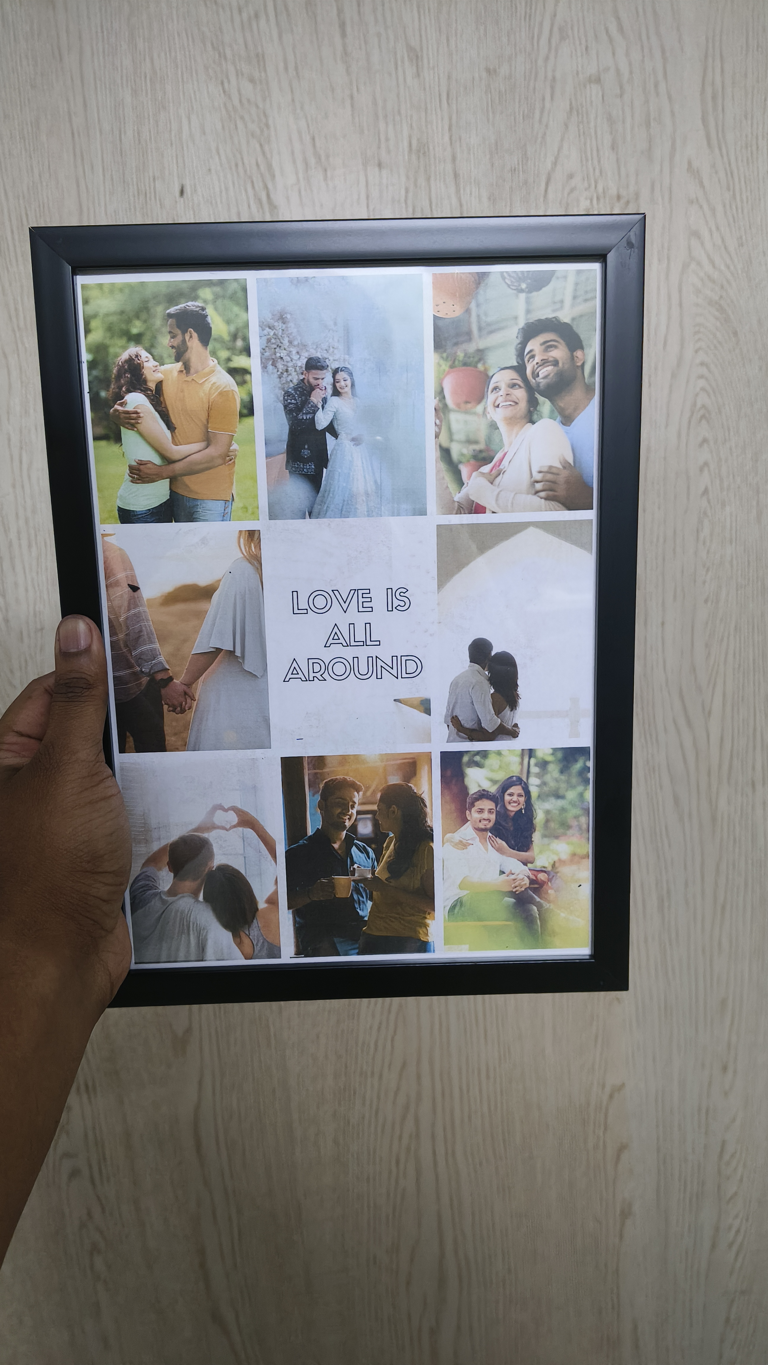Love Is All Around – Personalized Photo Frame