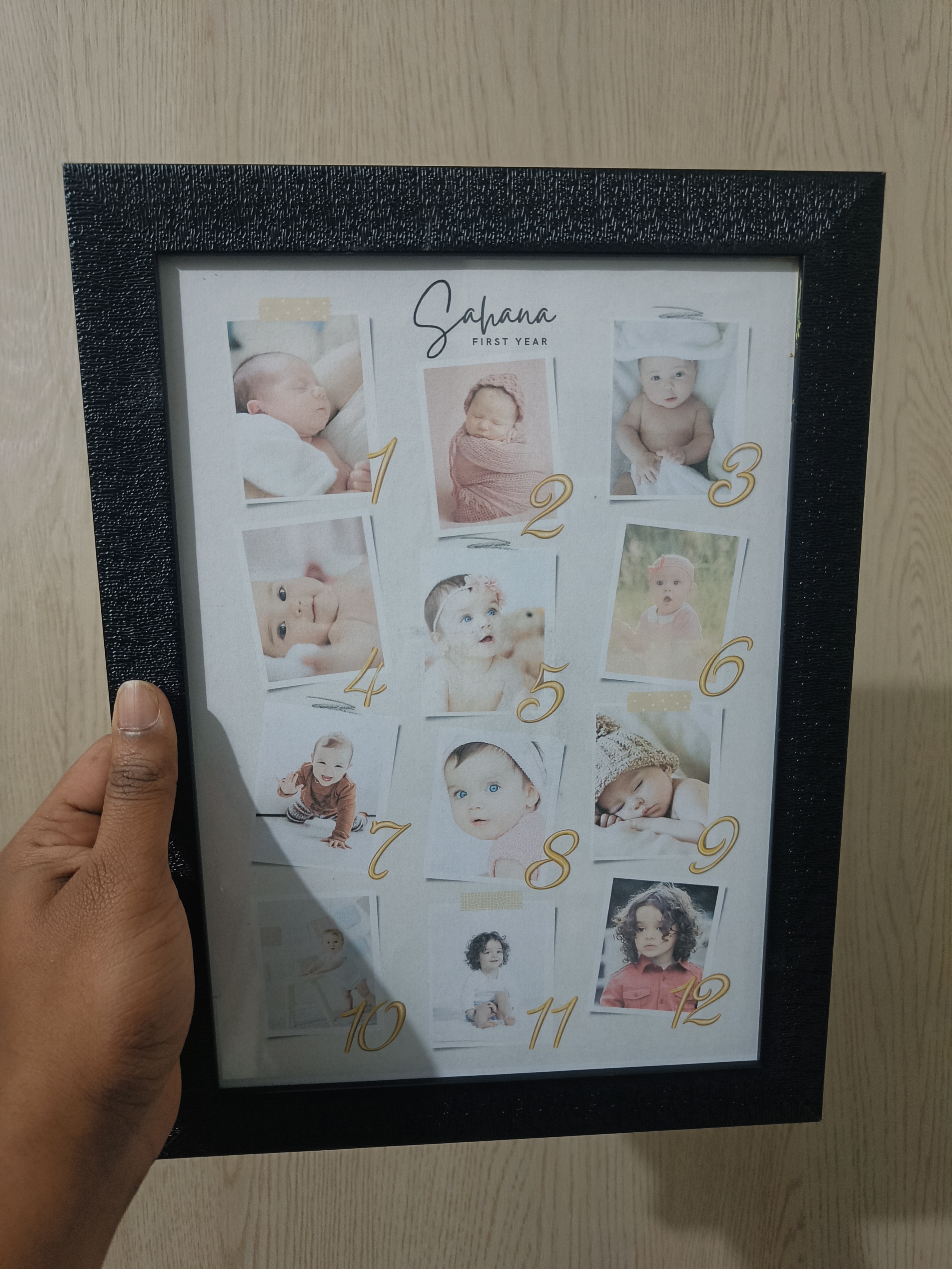 Baby Milestone Photo Frame