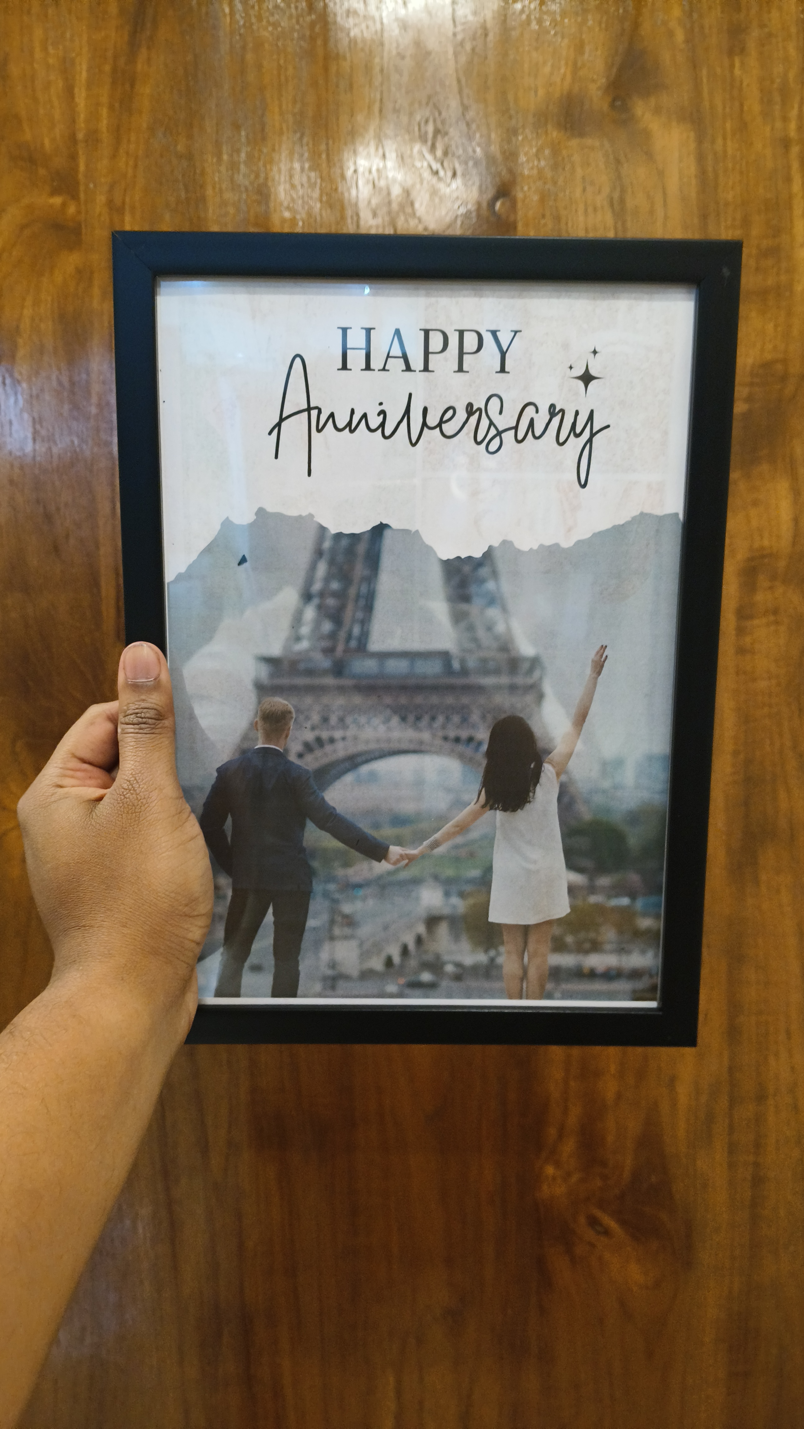 Happy Anniversary Personalized Couple Photo Frame