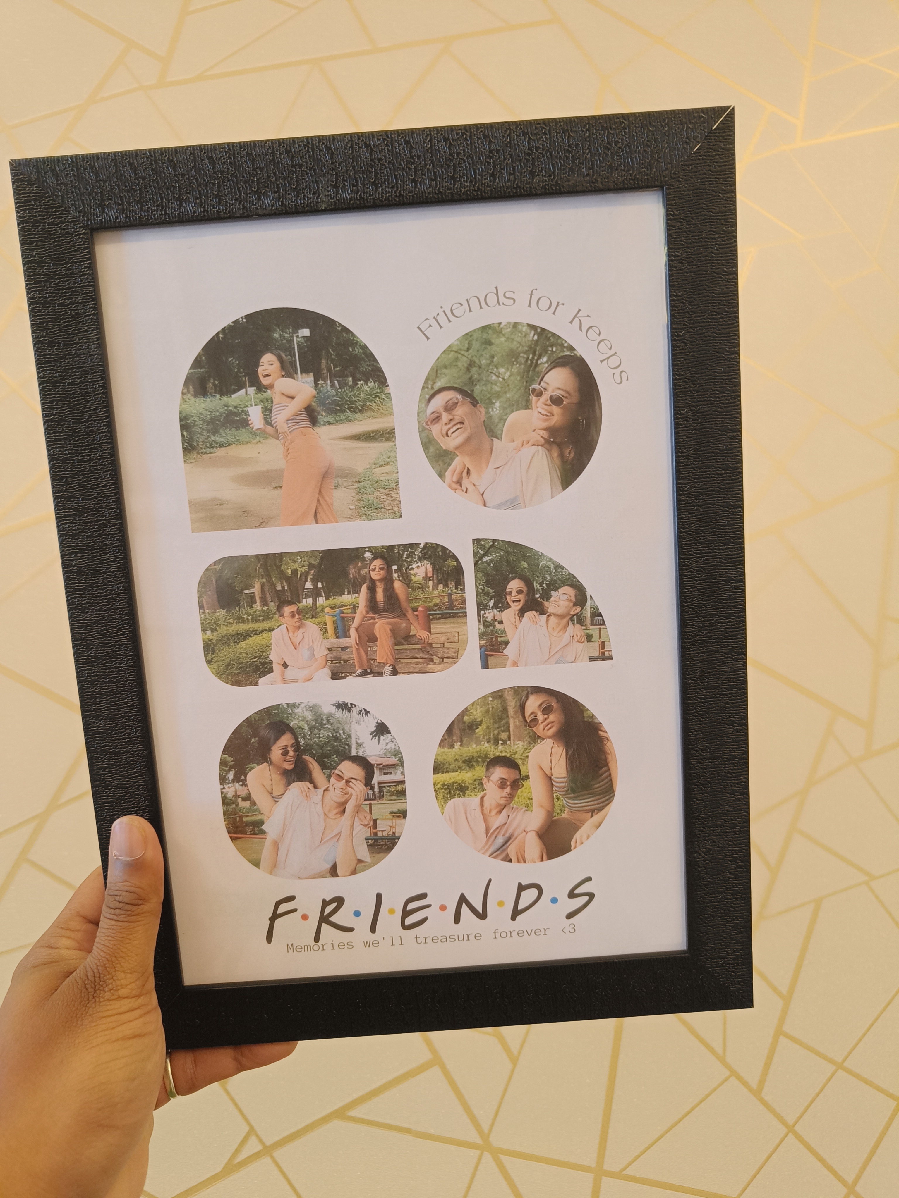 Friends TV Show Themed Frame Collage – Best Friend Gift
