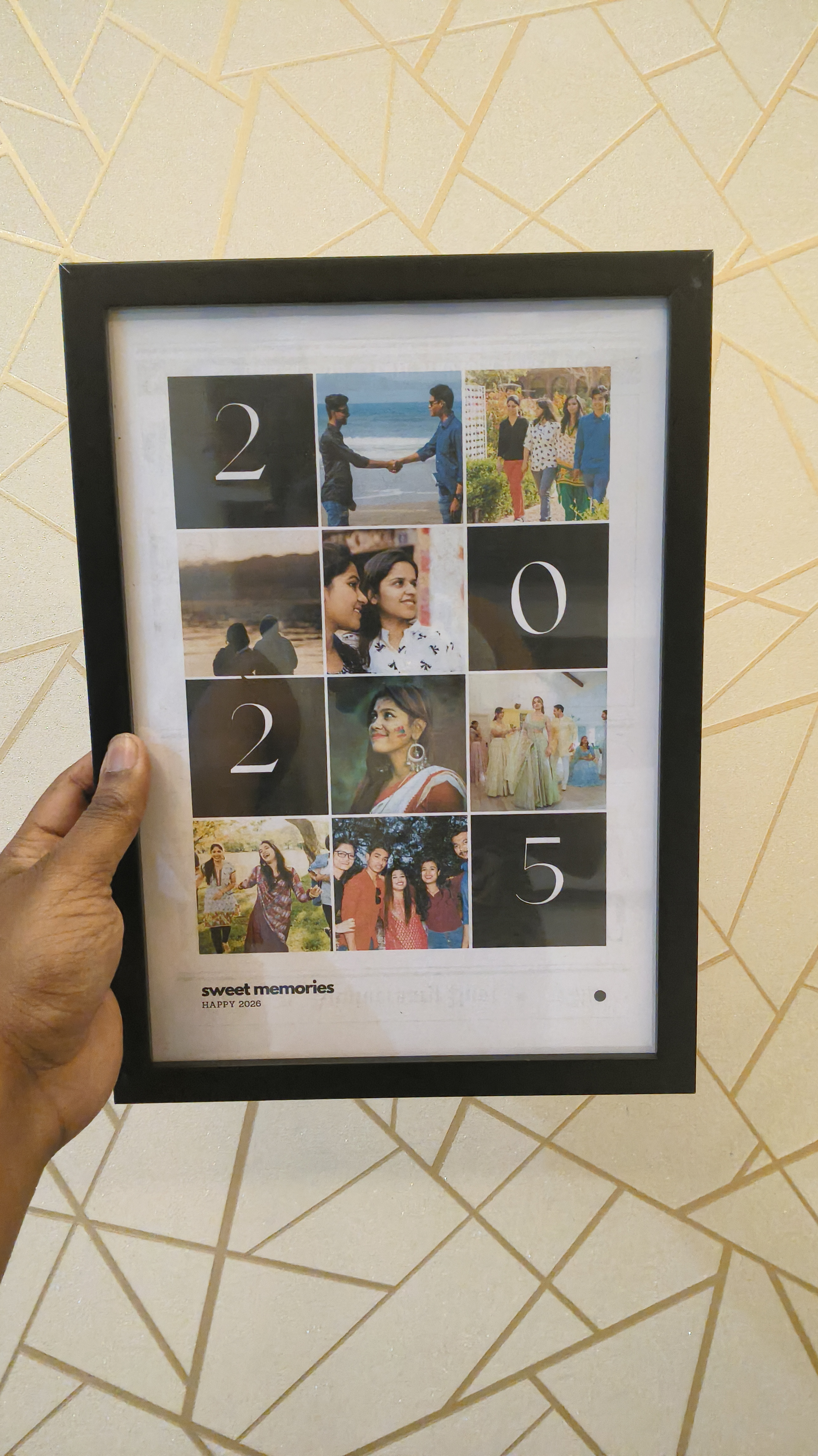 Sweet Memories 2026 – Personalized Photo Collage Frame