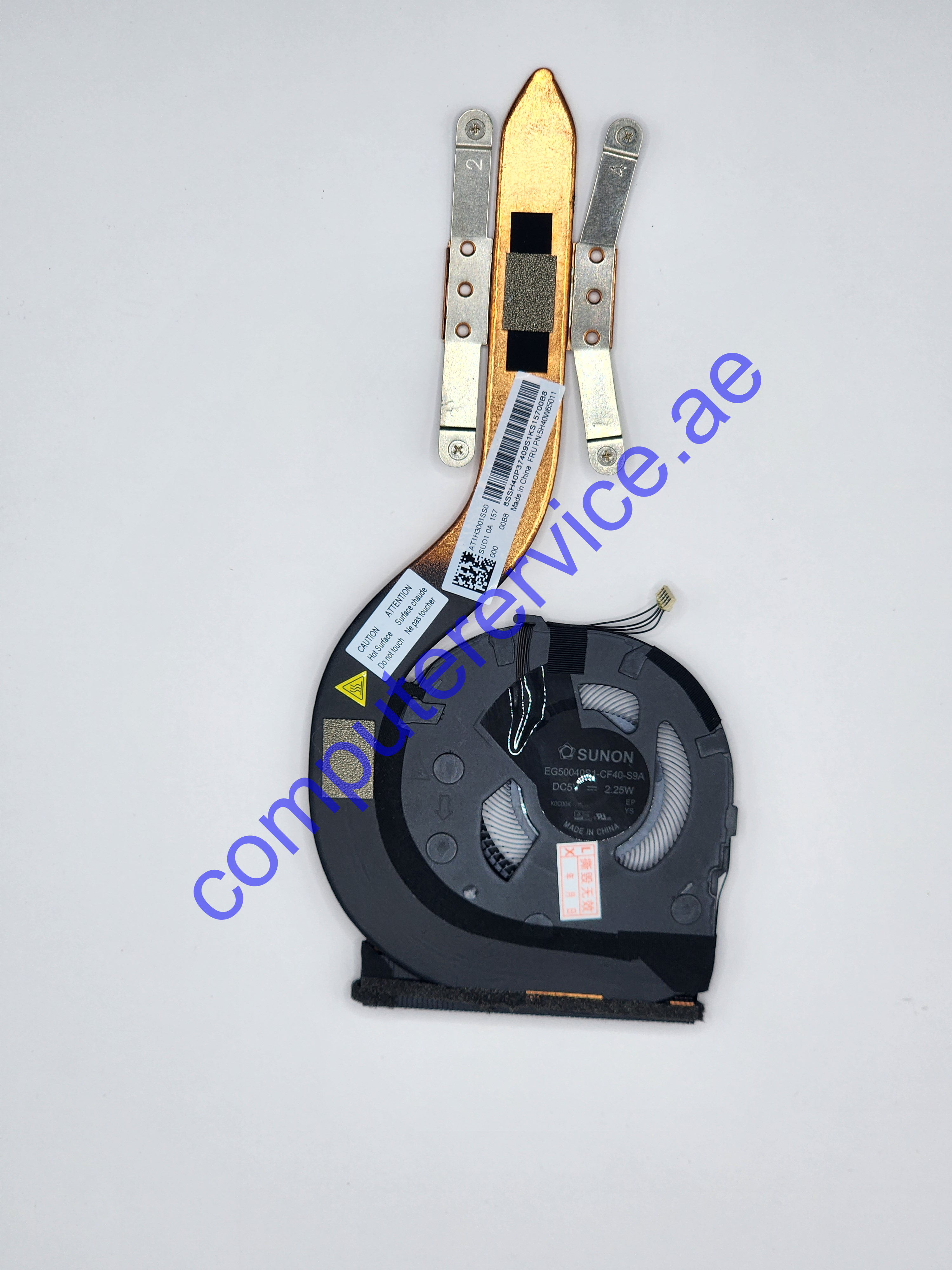 Lenovo Thinkpad X1 Carbon 7th X1 Yoga 4th Gen CPU Cooling Fan With Heatsink 