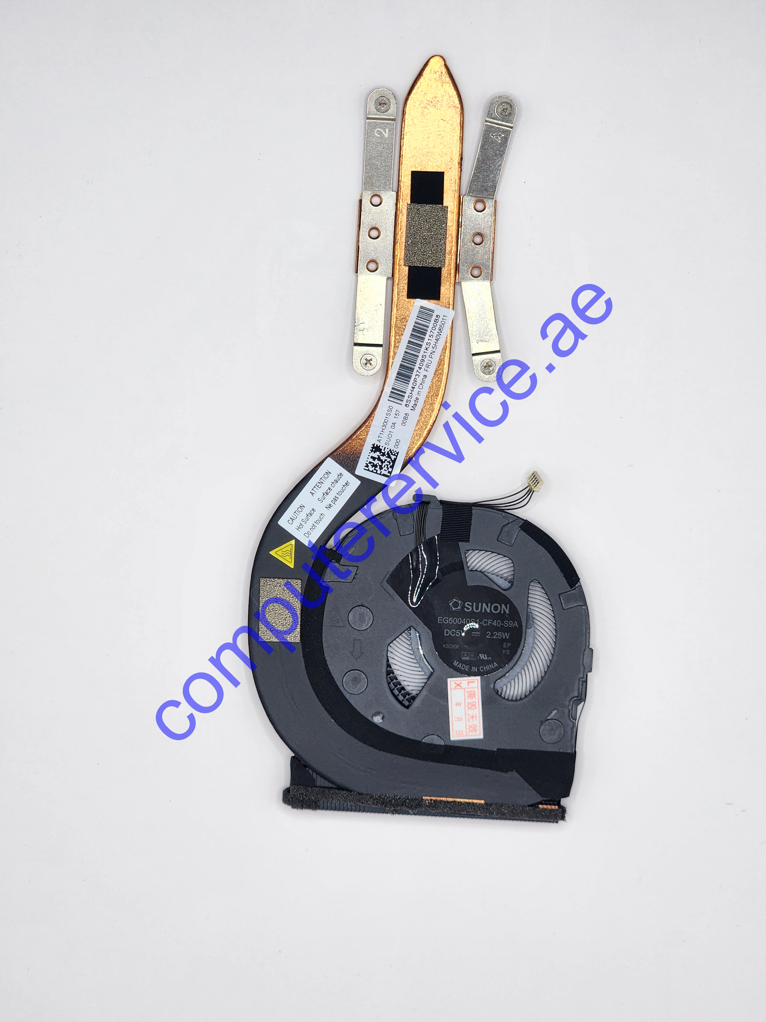 Lenovo Thinkpad X1 Carbon 7th X1 Yoga 4th Gen CPU Cooling Fan With Heatsink 