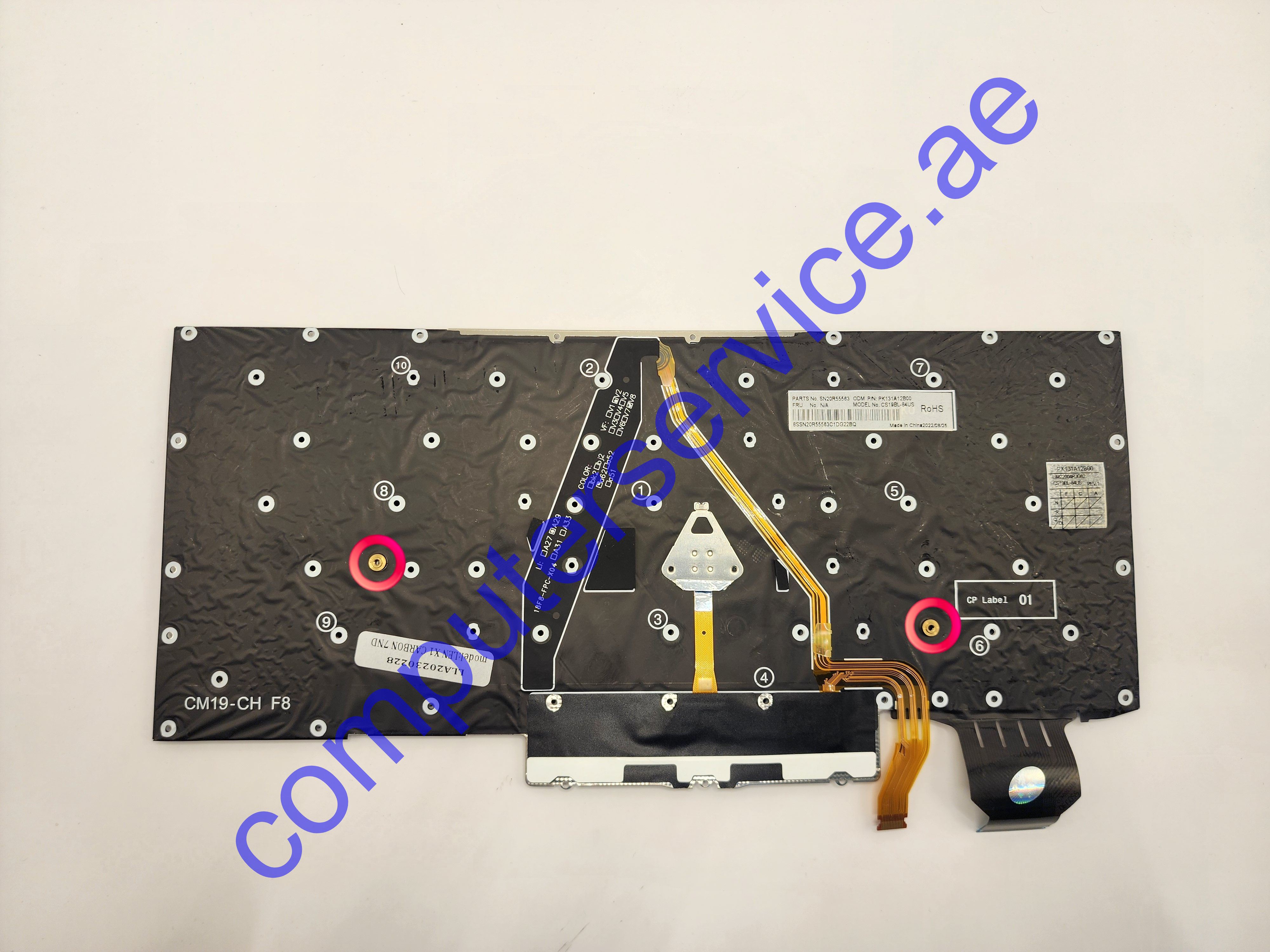 Lenovo ThinkPad X1 Carbon Gen 7th 2019, ThinkPad X1 Carbon Gen 8th 2020 Laptop, ThinkPad X1 Yoga Gen 4 2019 & X1 Yoga Gen 5 2020 with Backlight US Layout