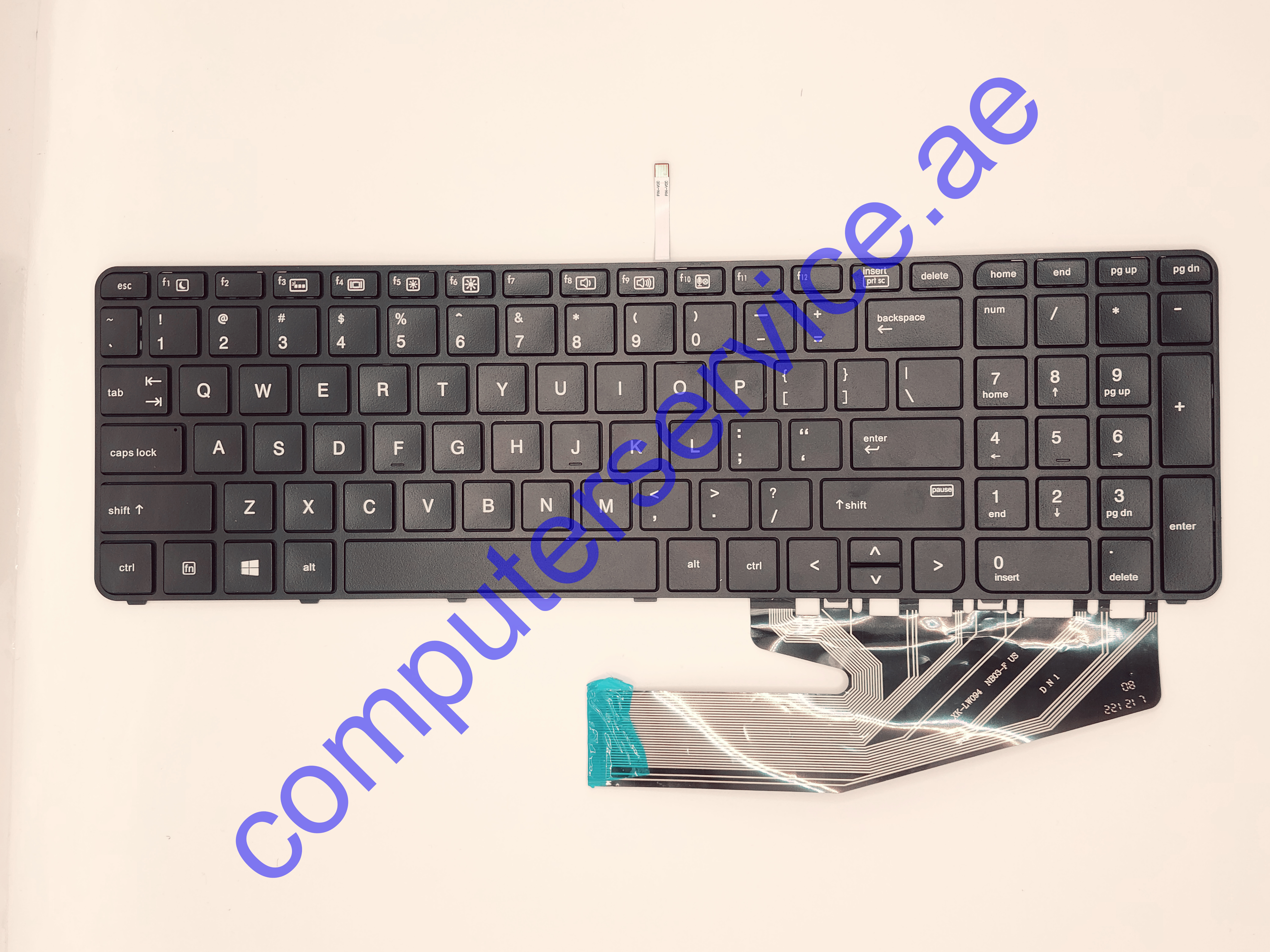 New Keyboard Compatible with HP Probook 450 G3 G4, 455 G3 G4, 470 G3 G4 with Backlight Frame US Black