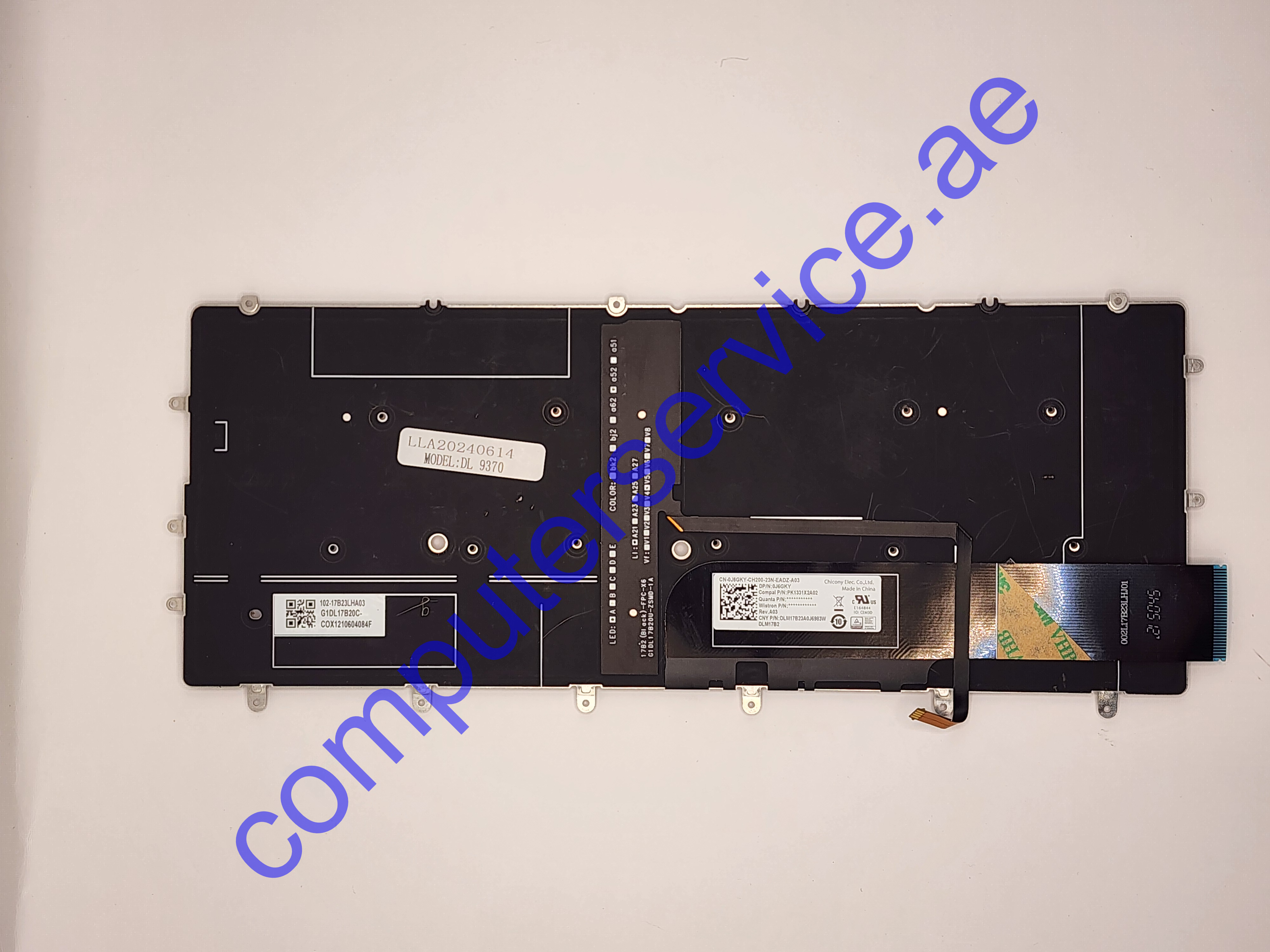 Dell XPS 13 9380 9370 9305 7390 Laptop Keyboard with Backlit US Layout, Black