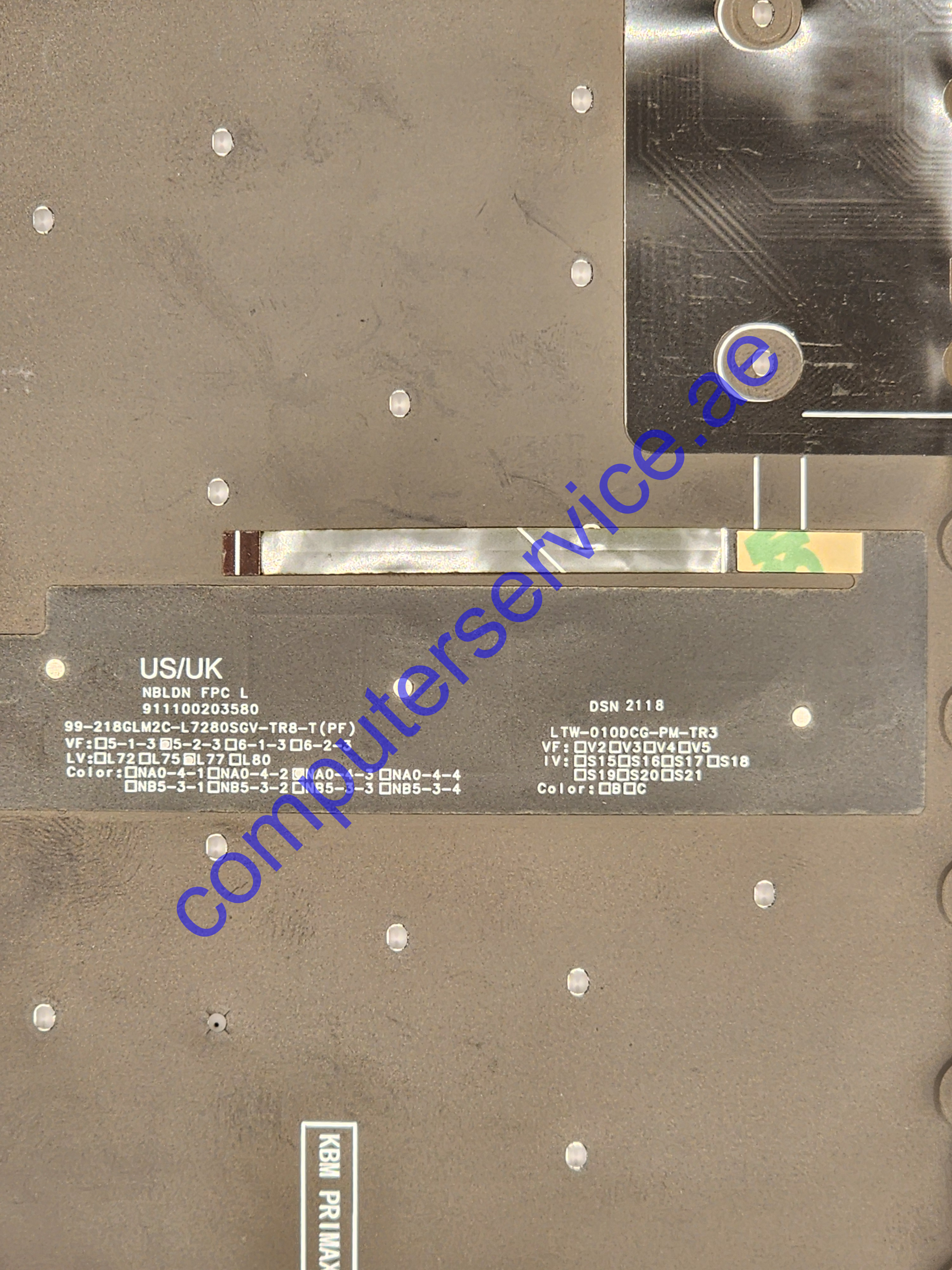 HP ProBook 450 G9 455 G9 455R G9 HSN-Q34C-4 US Version Keyboard with Backlight