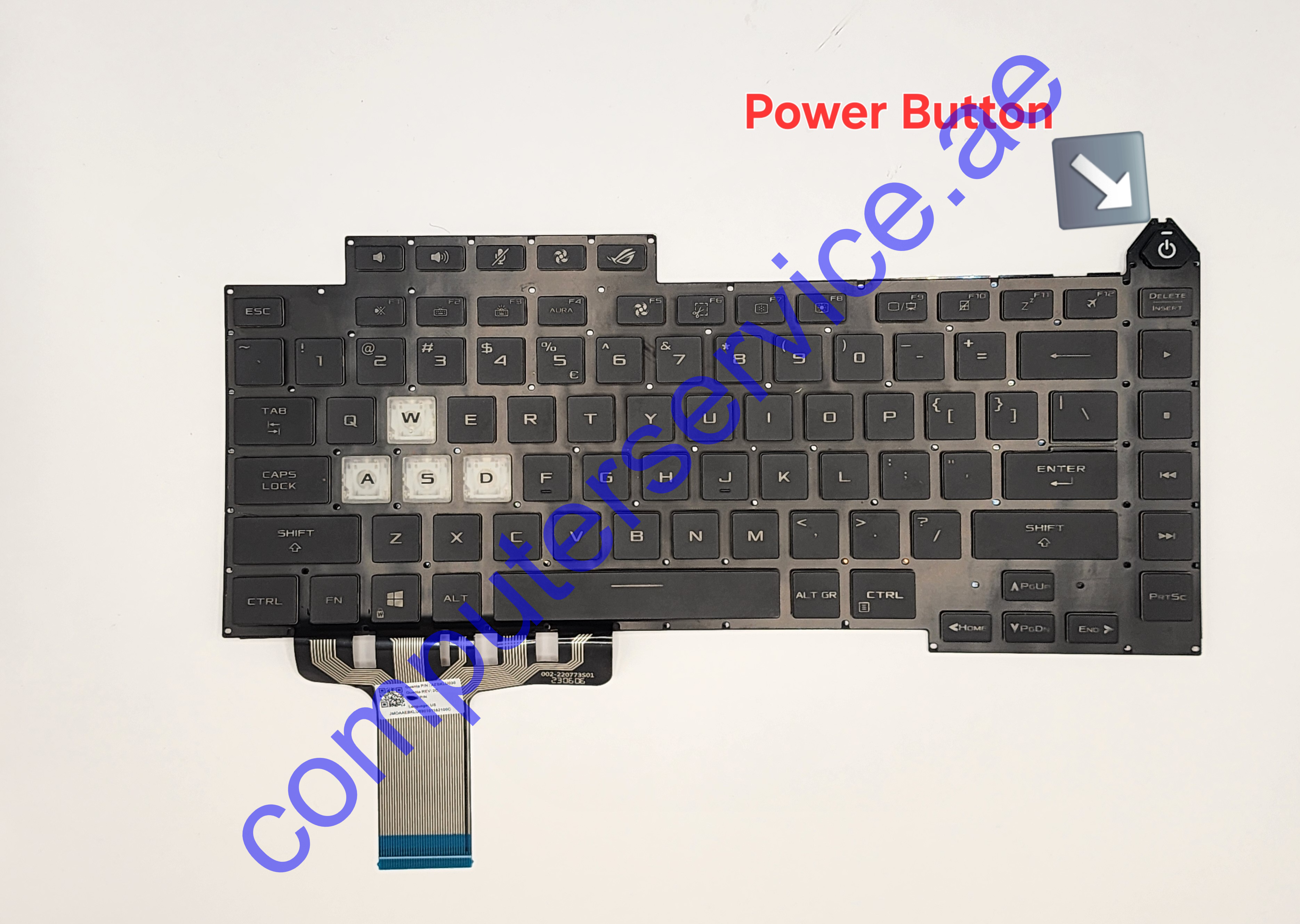  Keyboard For Asus ROG STRIX G15 2021 G513IC G513IE G513IH G513IM G513QC G513QE G513QM G513QR US Version Backlit