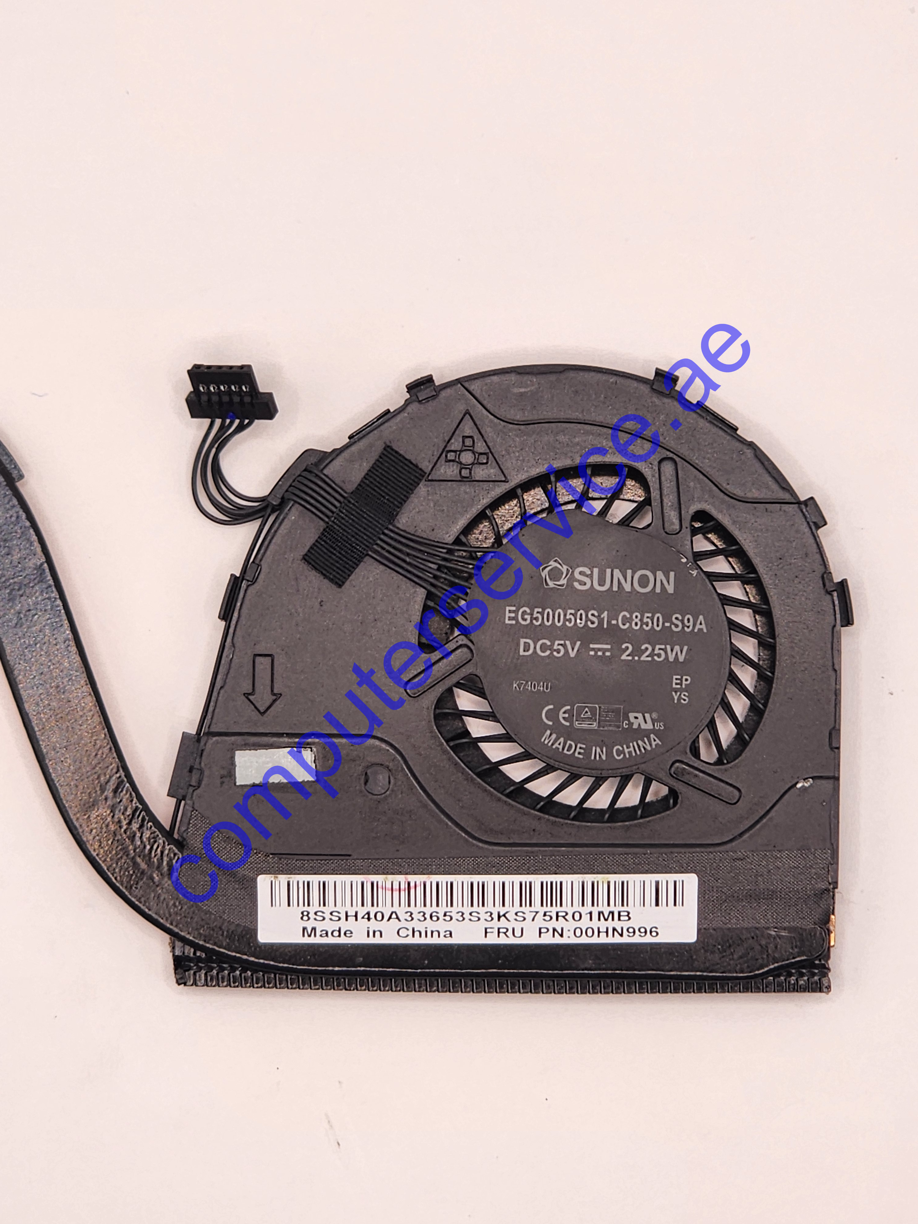 Lenovo ThinkPad Yoga 260 Yoga 370 X380 Cooling Fan With Heatsink Radiator FRU01HW757 01HW758 00HN995 02DA165