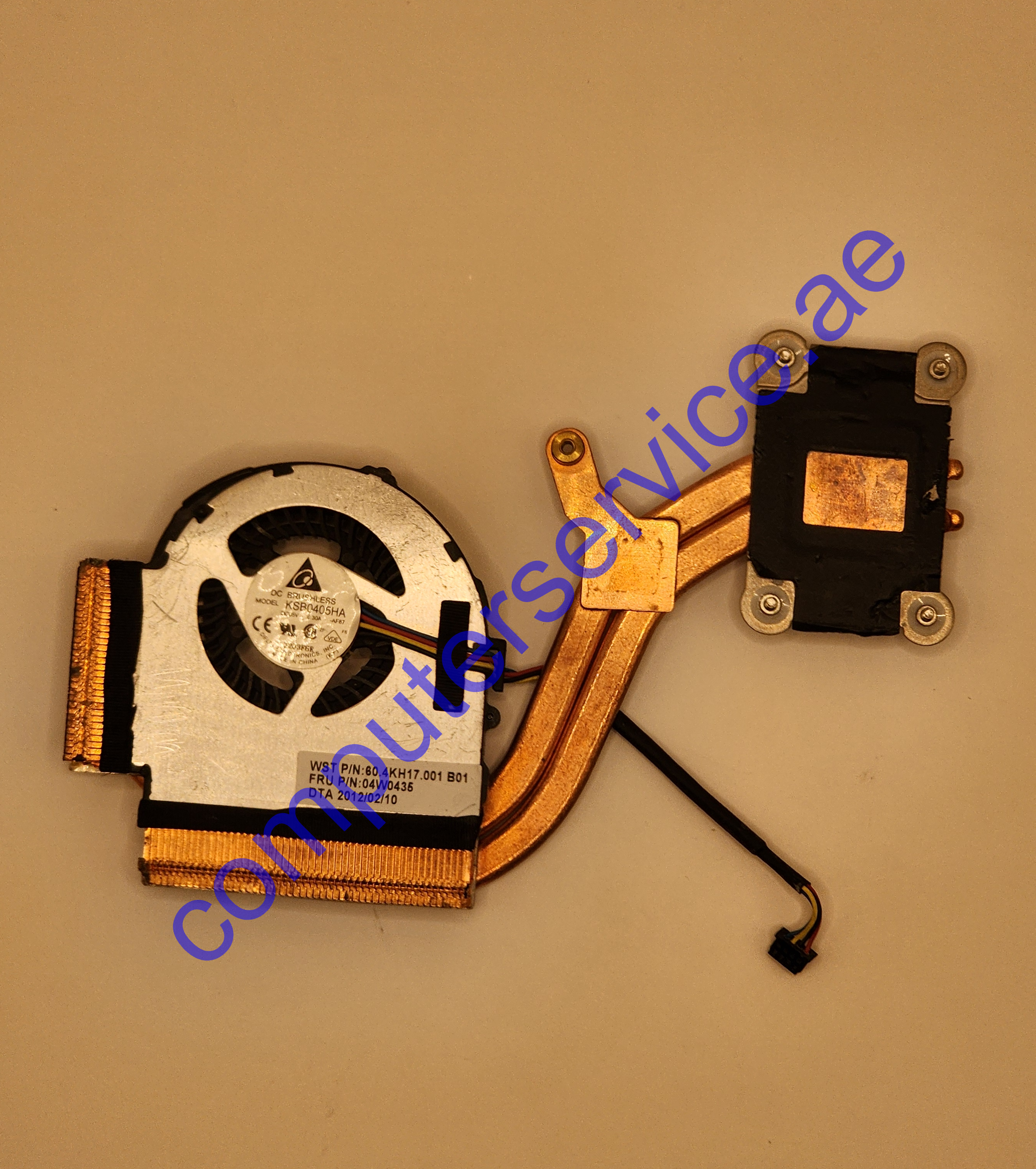 CPU Cooling Fan with Heatsink for Lenovo Thinkpad X220 X220i X220s X220T X230 X230i X230T Series Laptop 04W0435 04W6921 KSB0405HA-AF87 4-Pins 4-Wires