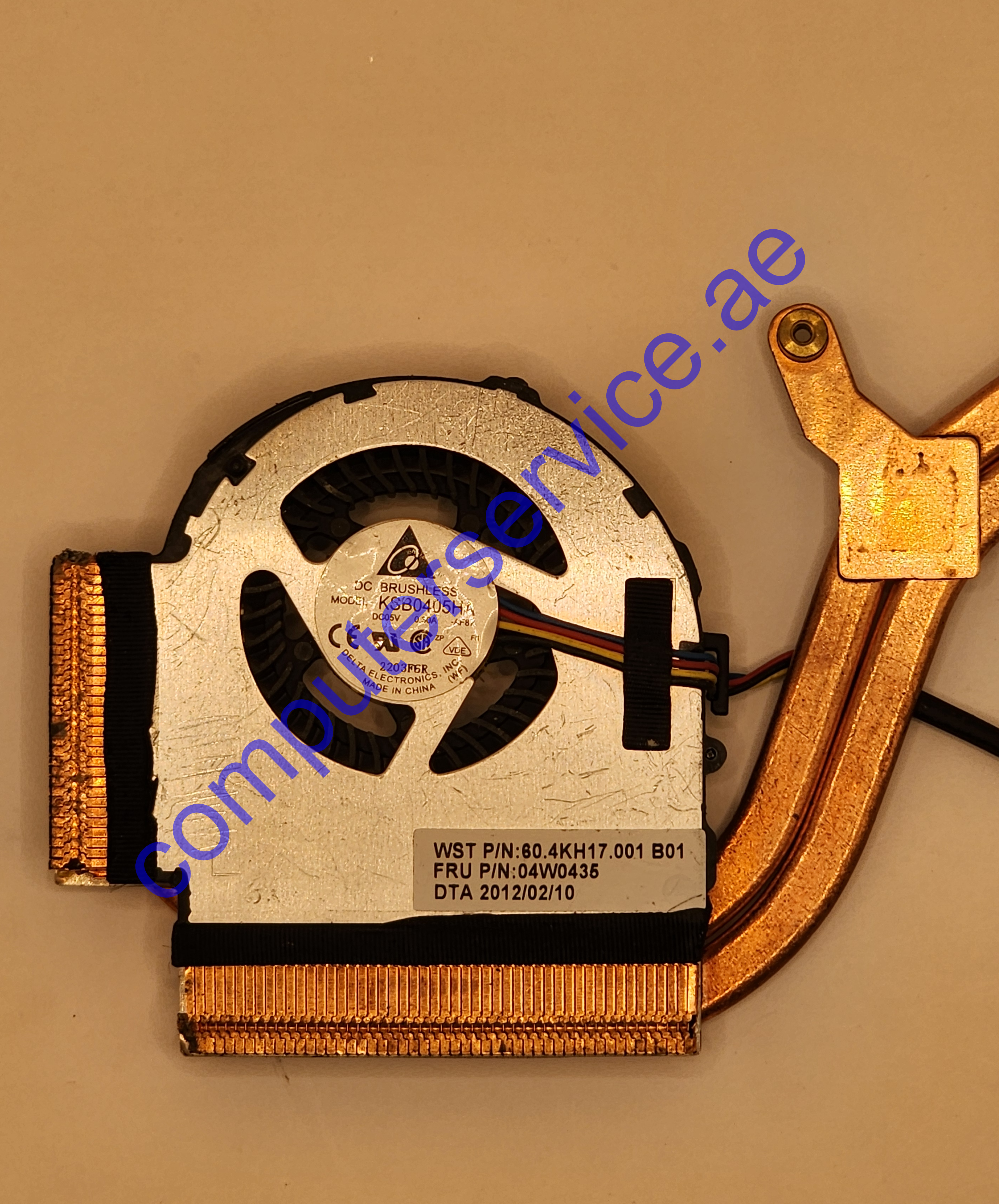 CPU Cooling Fan with Heatsink for Lenovo Thinkpad X220 X220i X220s X220T X230 X230i X230T Series Laptop 04W0435 04W6921 KSB0405HA-AF87 4-Pins 4-Wires