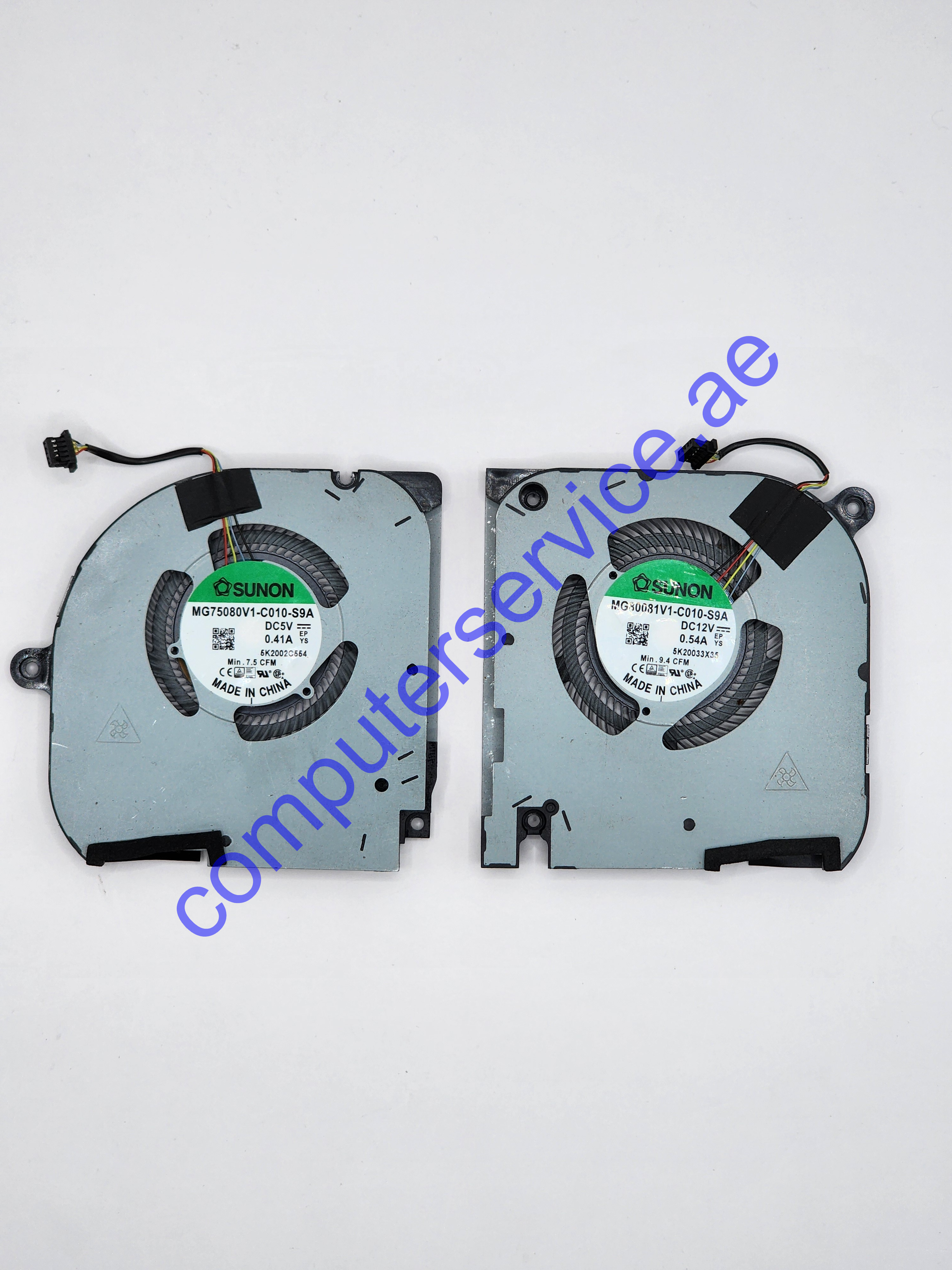 CPU and GPU Cooling Fan for Dell G7 7500 2020 Model MG80081V1-C010-S9A MG75080V1-C010-S9A 08THFX 00XPY2 Series (Not fit for EG50060S1-C450-S9A CPU Fan)