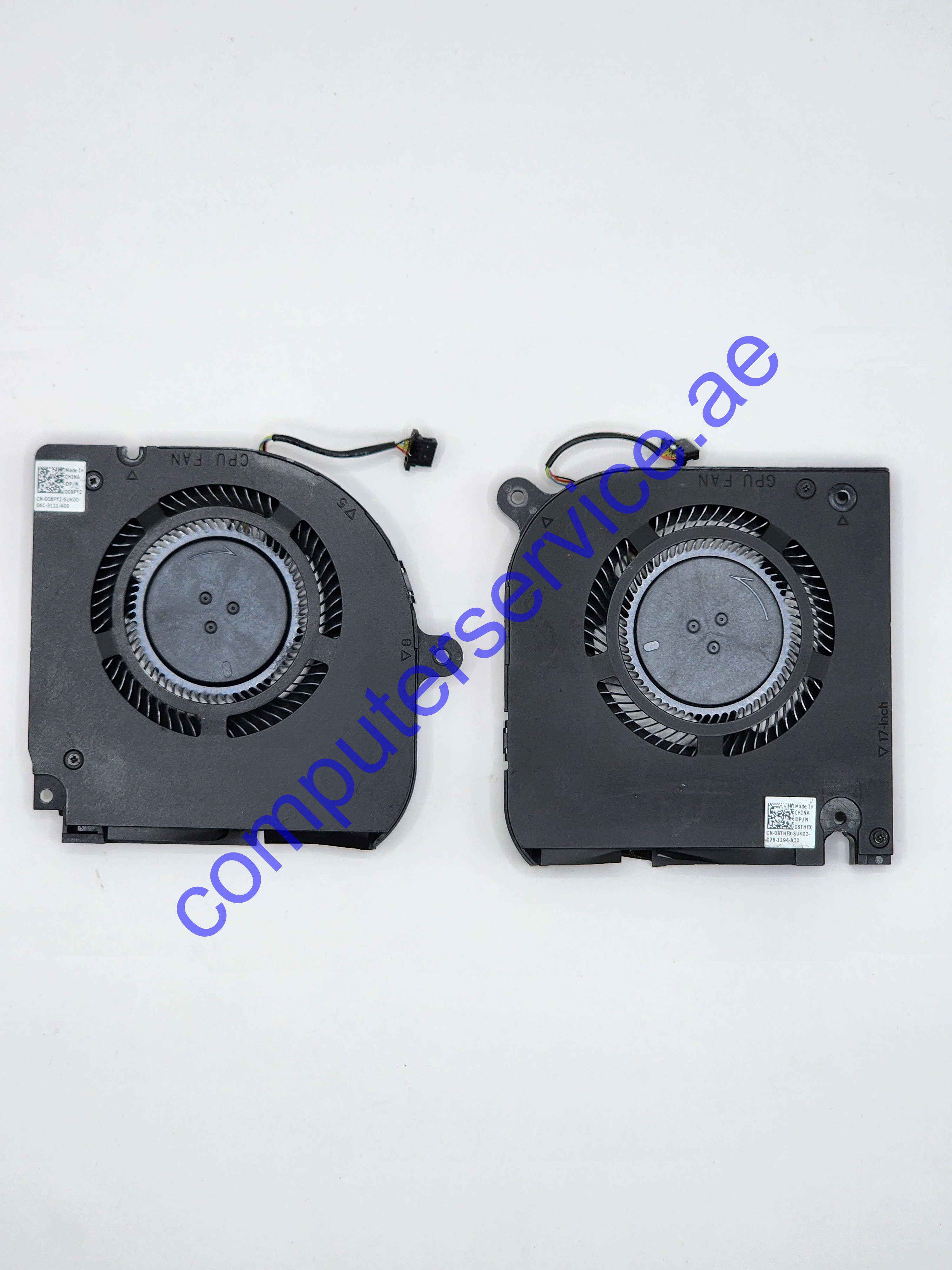 CPU and GPU Cooling Fan for Dell G7 7500 2020 Model MG80081V1-C010-S9A MG75080V1-C010-S9A 08THFX 00XPY2 Series (Not fit for EG50060S1-C450-S9A CPU Fan)