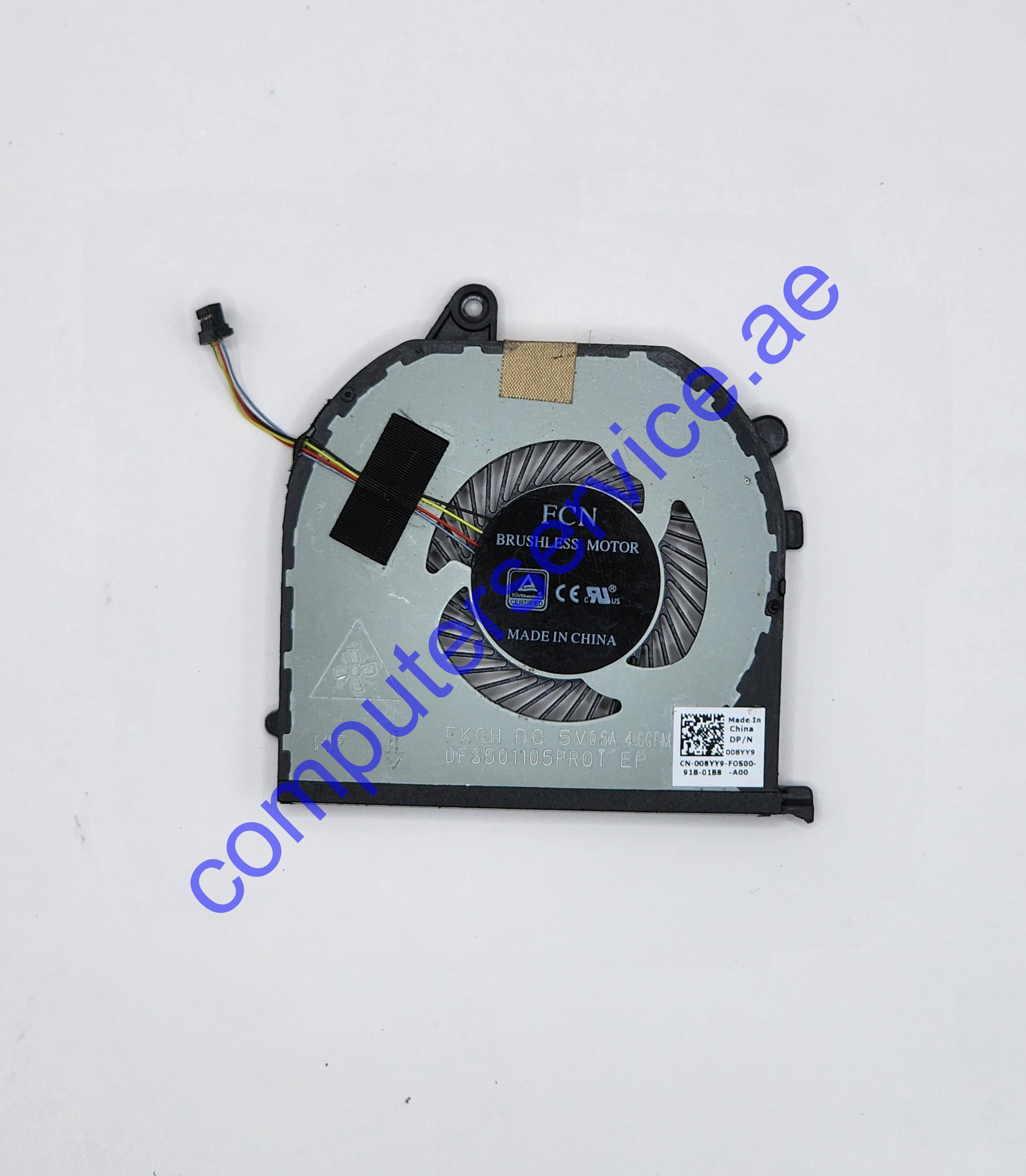 CPU & GPU Cooling Fan for Dell XPS 15 9570 7590 Precision 5530 P/N:008YY9 0TK9J1 TK9J1 08YY9