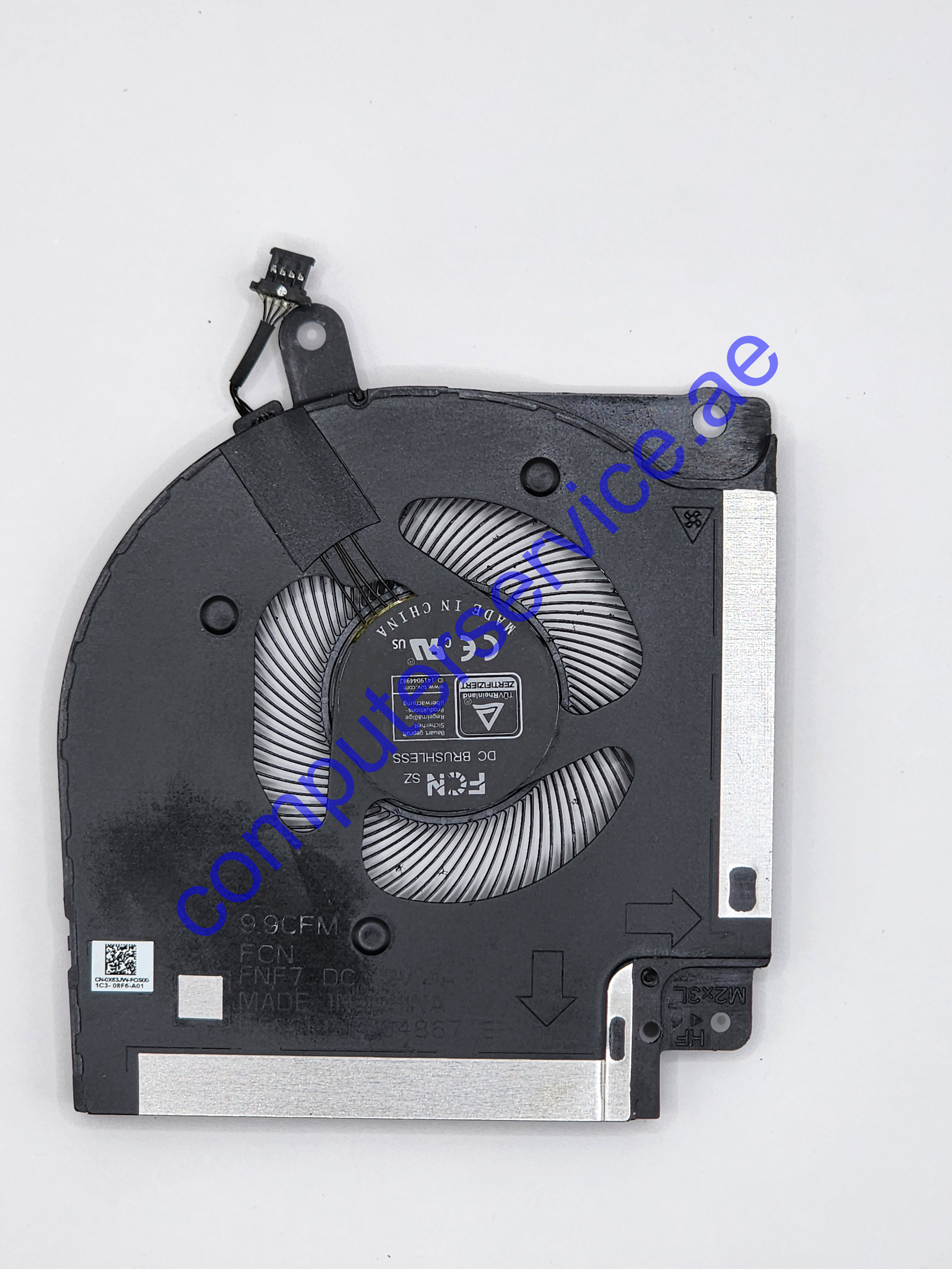 CPU + GPU Cooling Fan for Dell Alienware x17 R1 & Alienware x17 R2 Gaming Laptop, Replacement Alienware x17 R1 R2 Fan P/N 0X63JW 09DNWT EG50061S1-1C040-S9A EG50061S1-1C050-S9A DC12V 0.4A