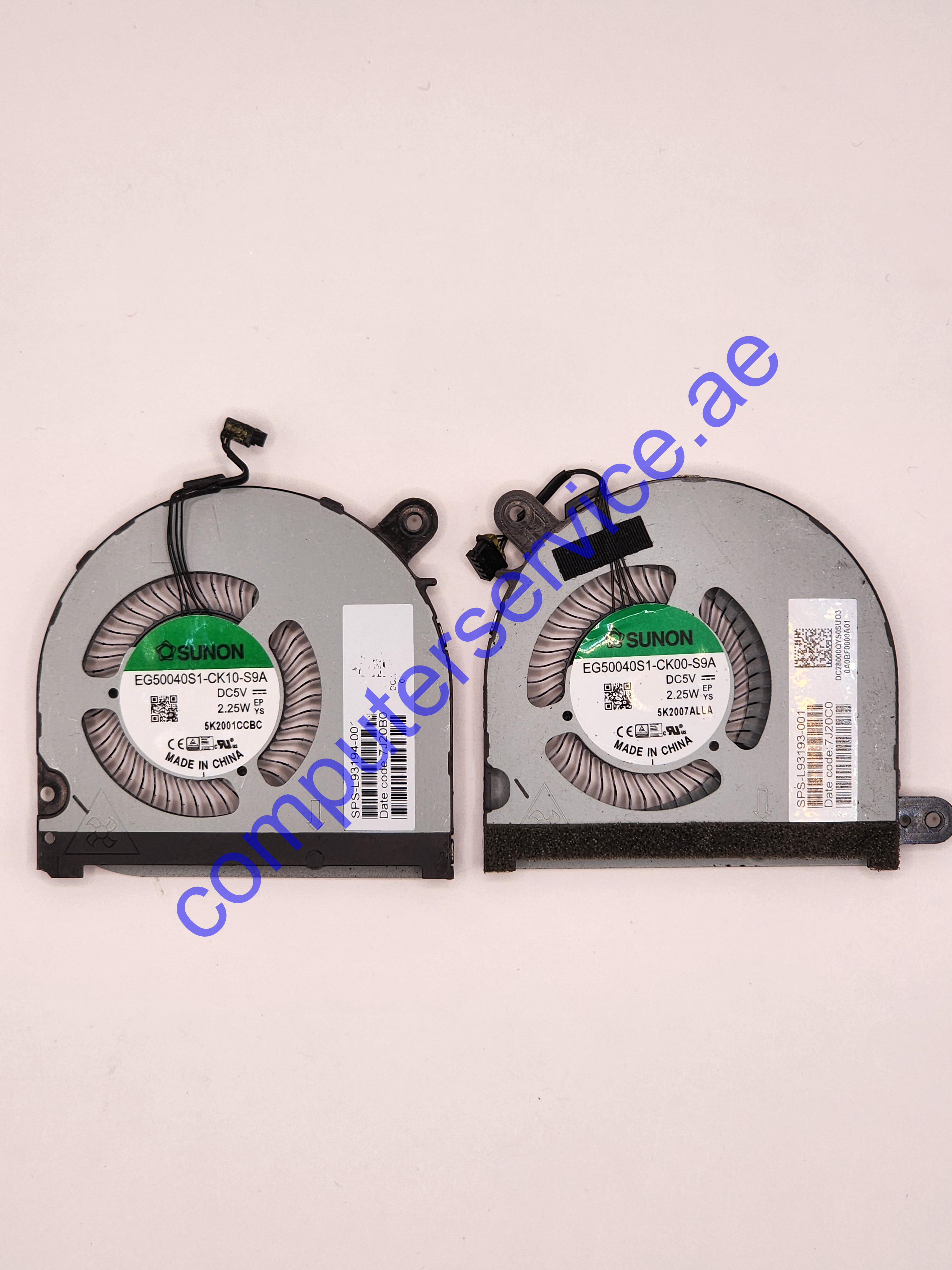 CPU and GPU Cooling Fan for HP Envy 15-ED 15M-ED 15-EE 15M-EE013DX 15M-EE0023DX 15M-ED0013DX 15-ED0003CA