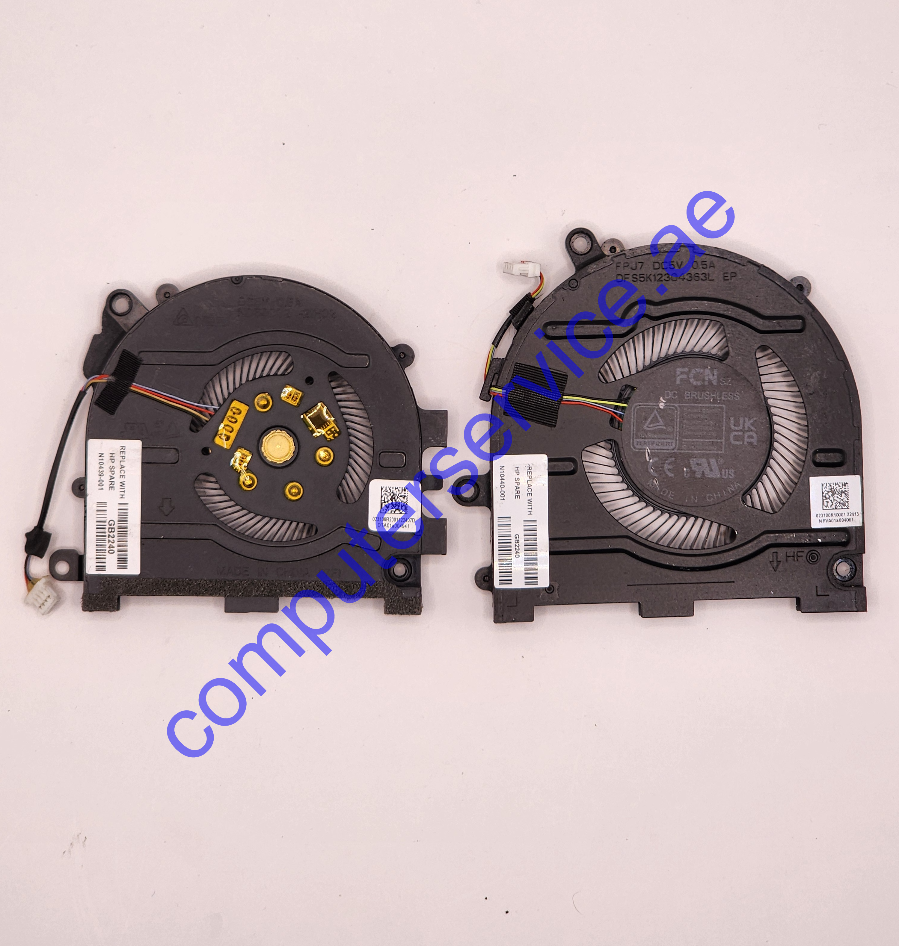 CPU & GPU Cooling Fan for HP PAVILION PLUS 14-EH 14T-EH000 14-EH1299NR N10440-001 N10439-001 ND55C92 21H03 21H02 DC 5V