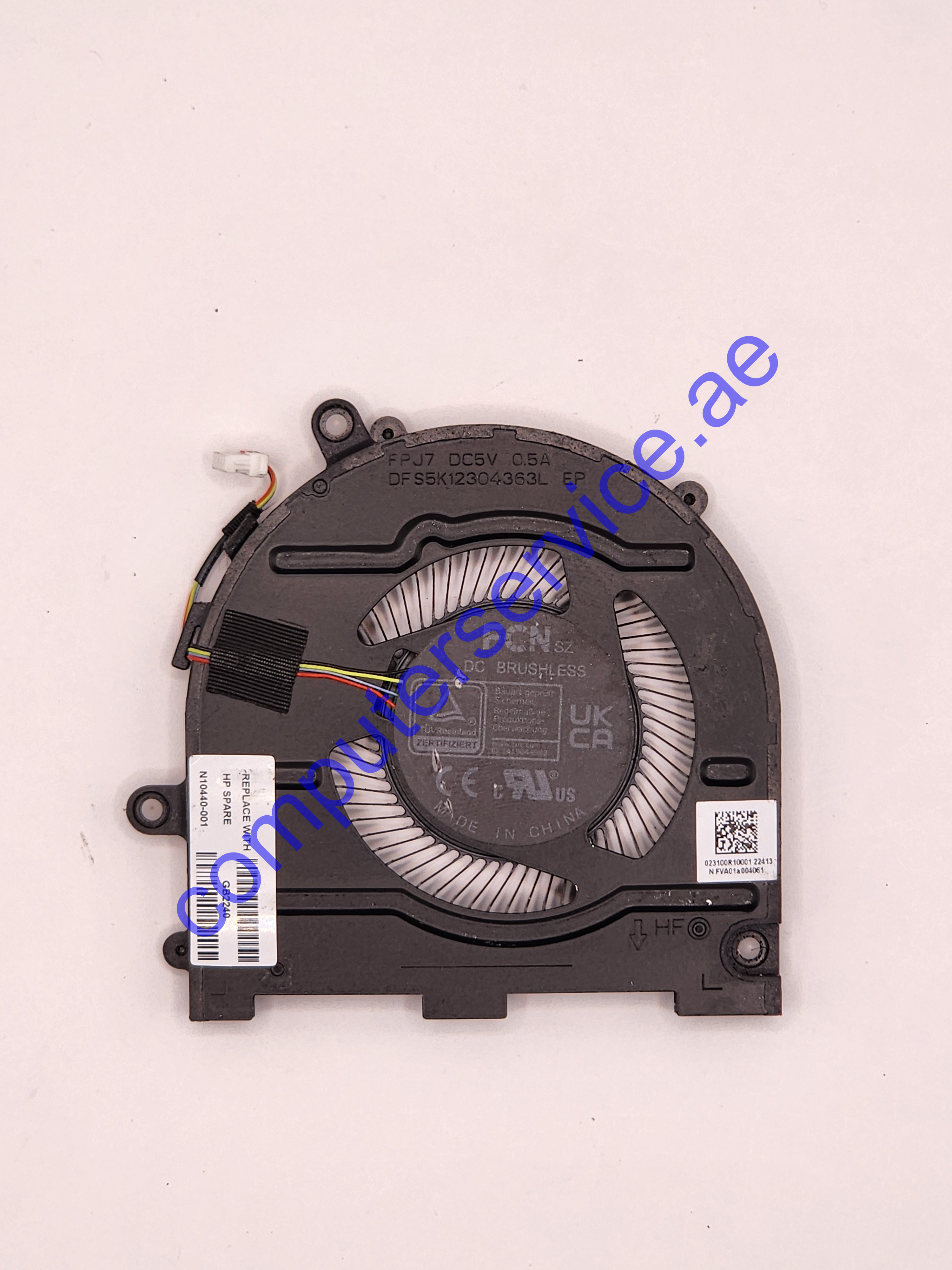 CPU & GPU Cooling Fan for HP PAVILION PLUS 14-EH 14T-EH000 14-EH1299NR N10440-001 N10439-001 ND55C92 21H03 21H02 DC 5V