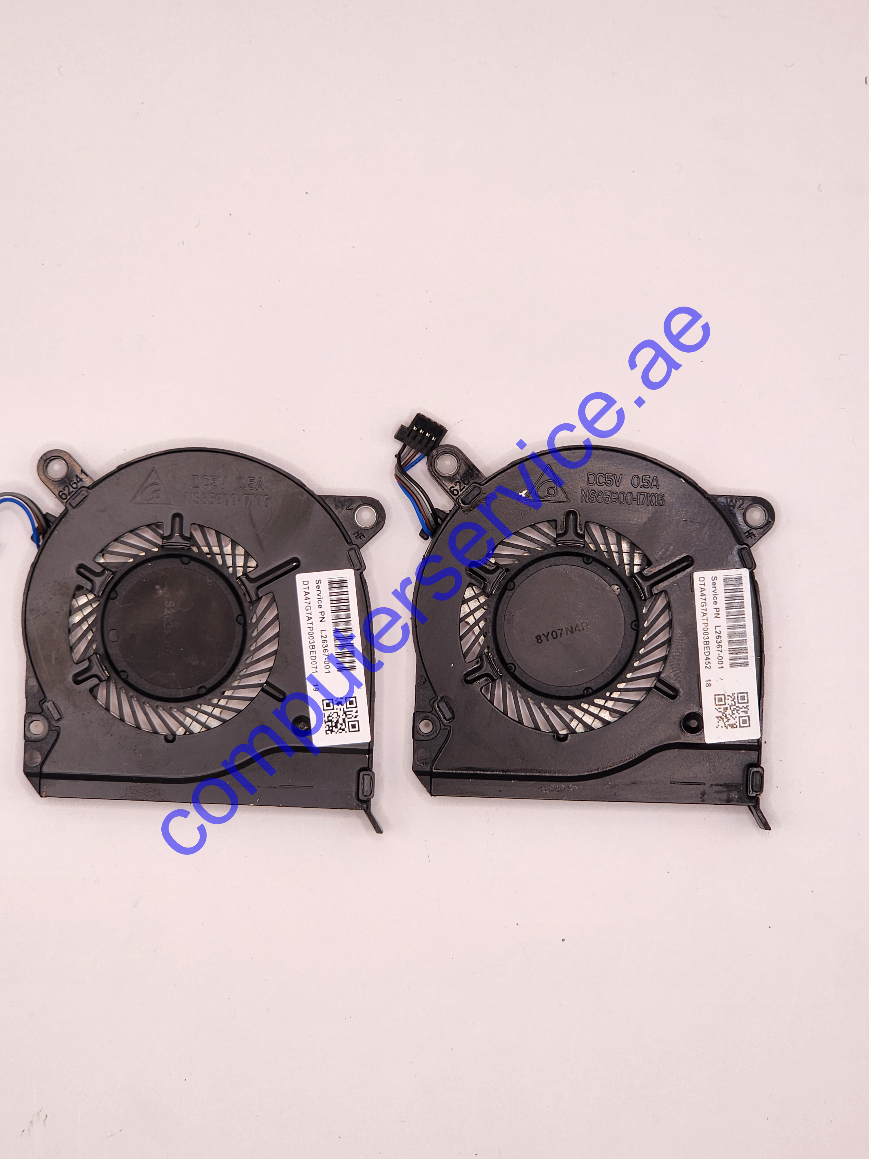 CPU & GPU Cooling Fan L26367-001 Replacement for HP 14-CE TPN-Q207 14-CE1004TX 14-CE1005TX 14-CE1006TX 14-CE3012TX (Discrete GPU Edition)