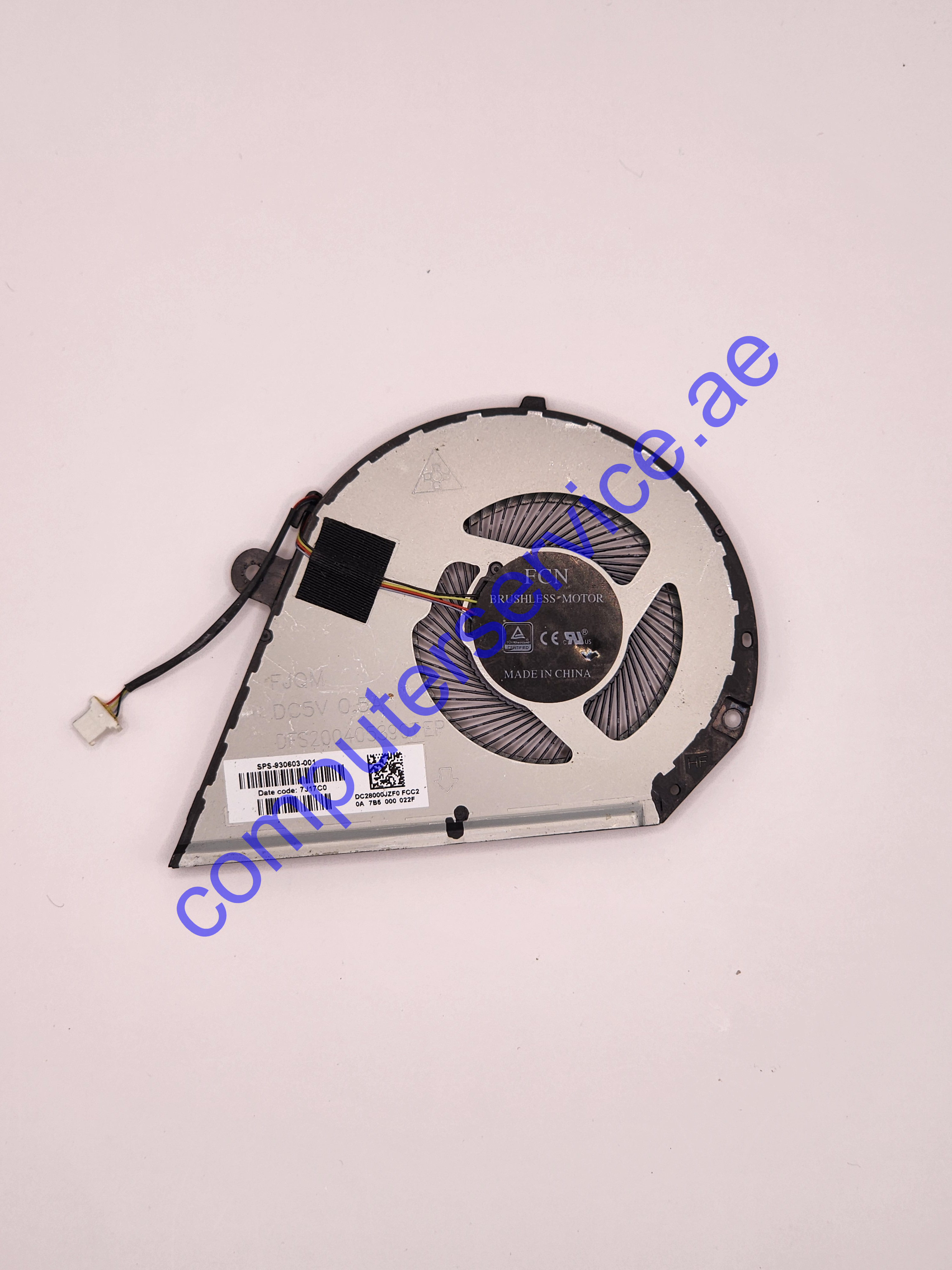 CPU Cooling Fan for HP Pavilion 14-BF 14-BF035TX 14-BF040WM 14-BF110TX 14-BF115NS 14-BF121TX Series P/N 930603-001